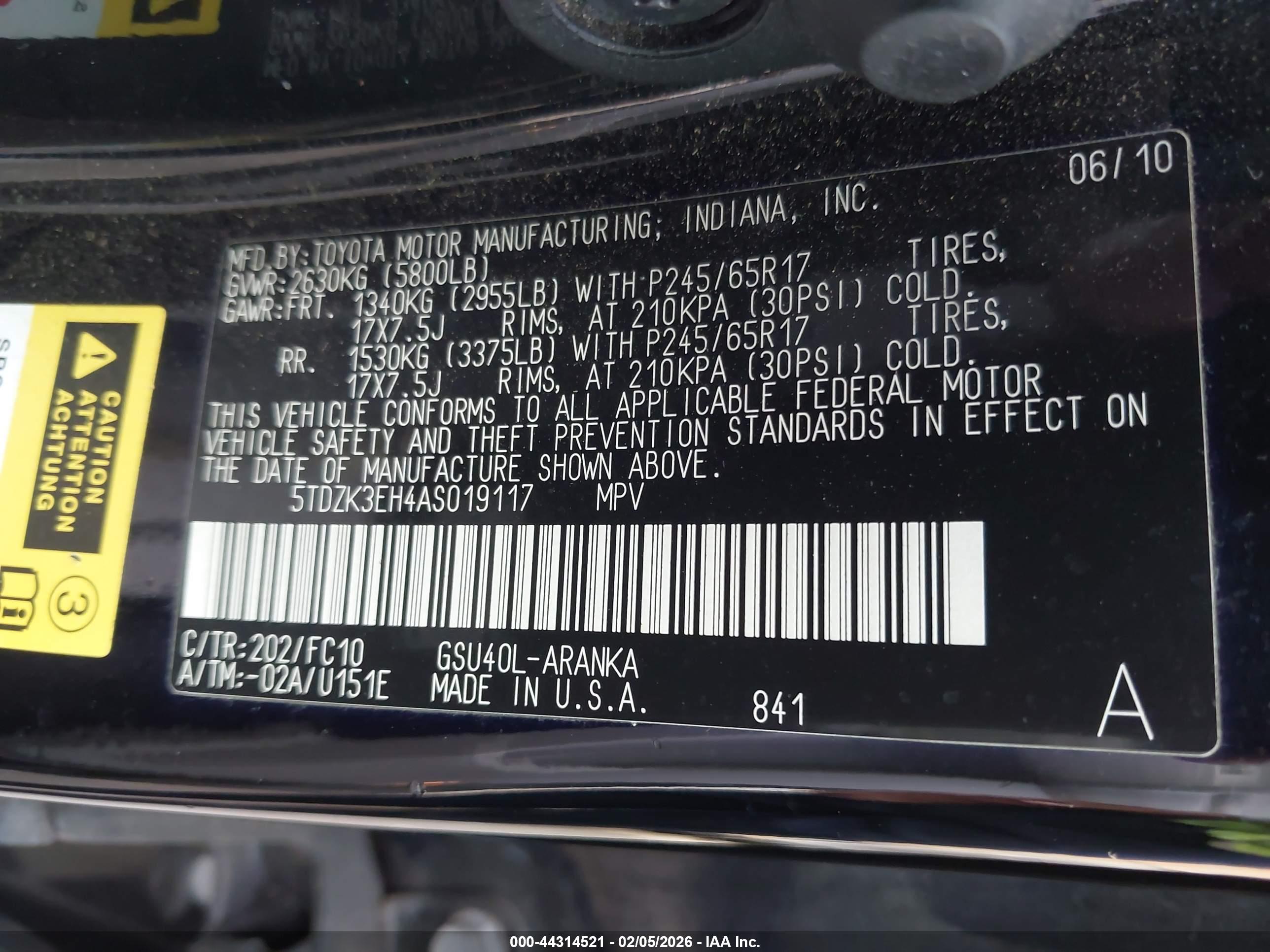 TOYOTA HIGHLANDER image 9