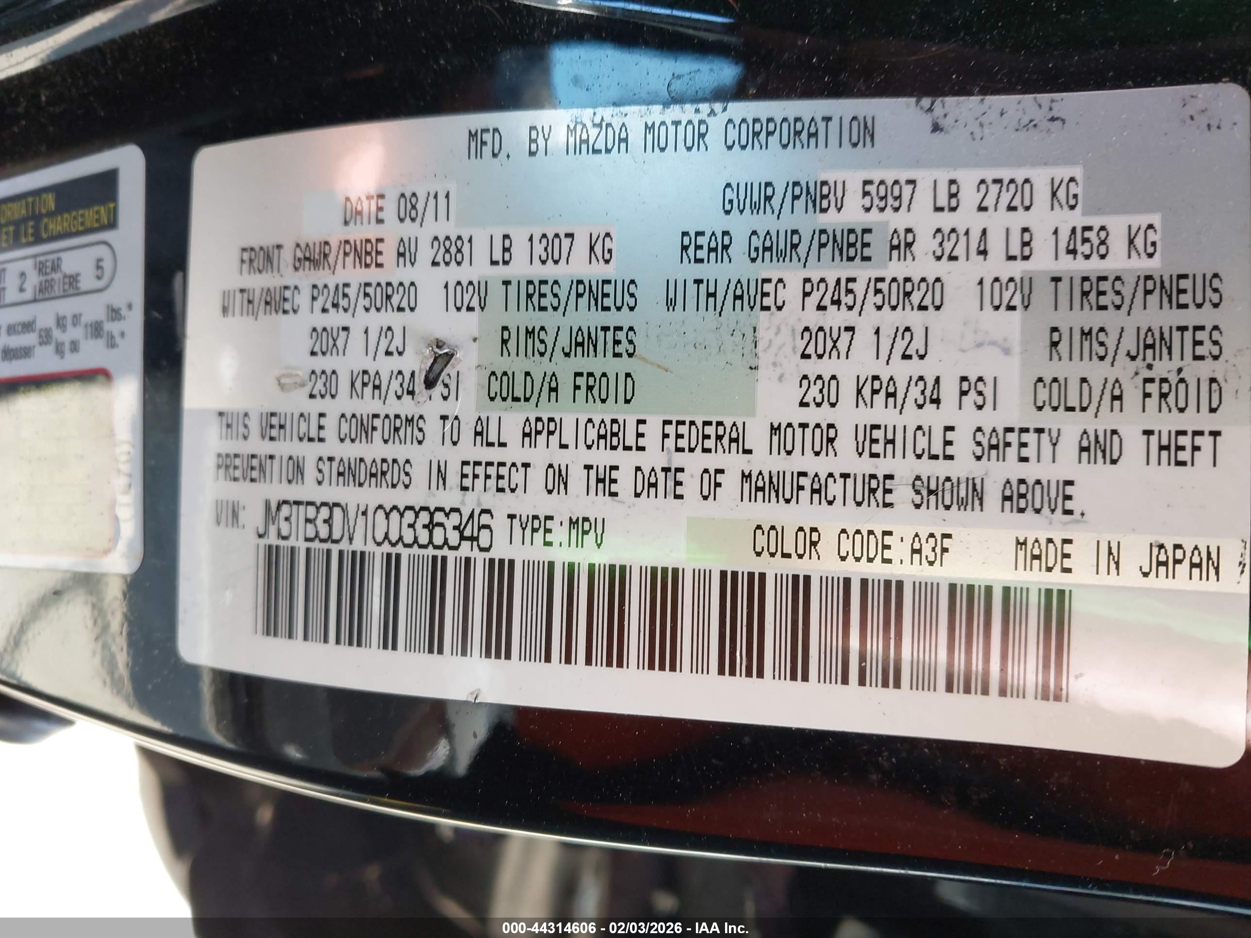 MAZDA CX-9 image 9