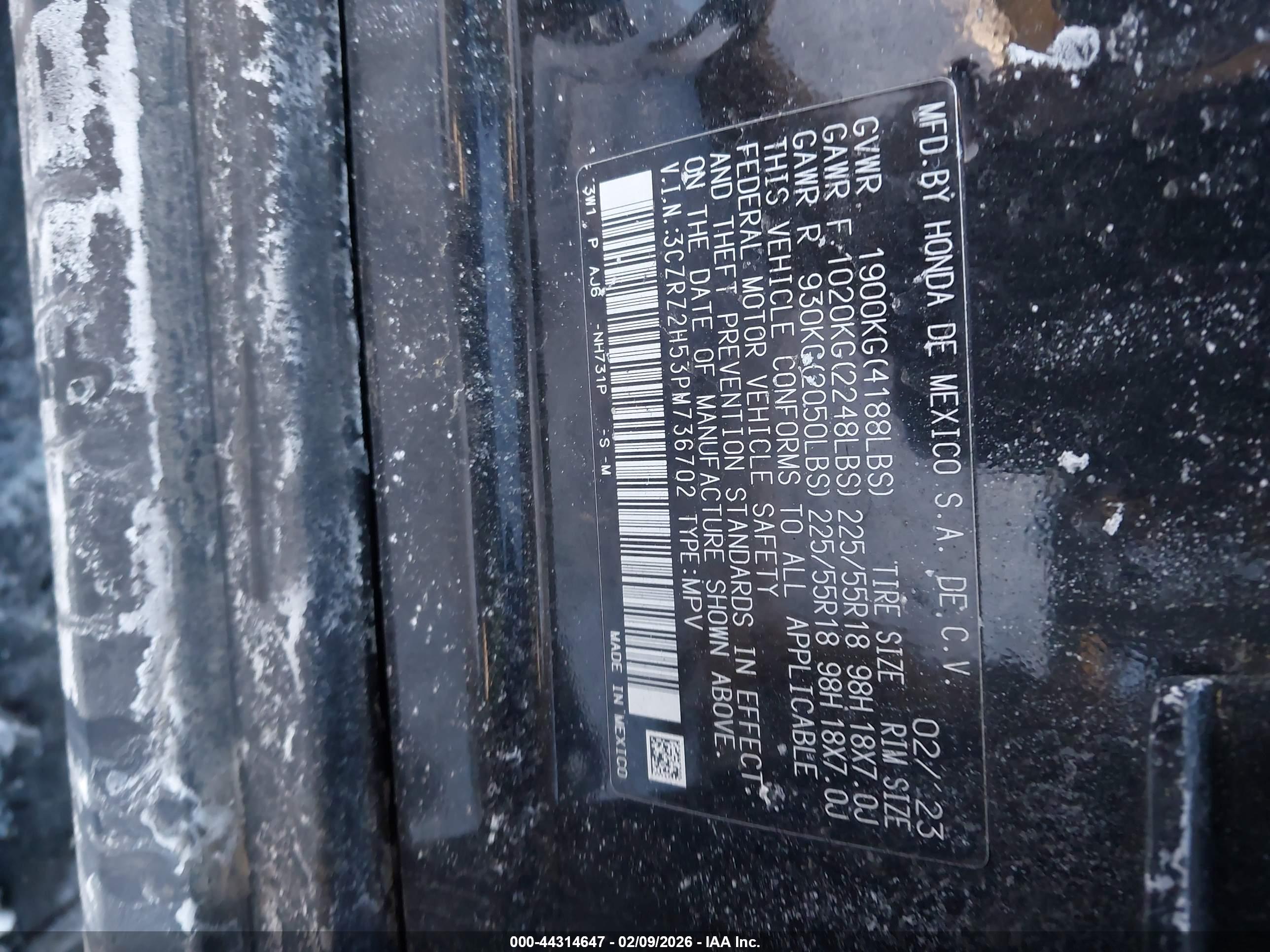 HONDA HR-V image 9