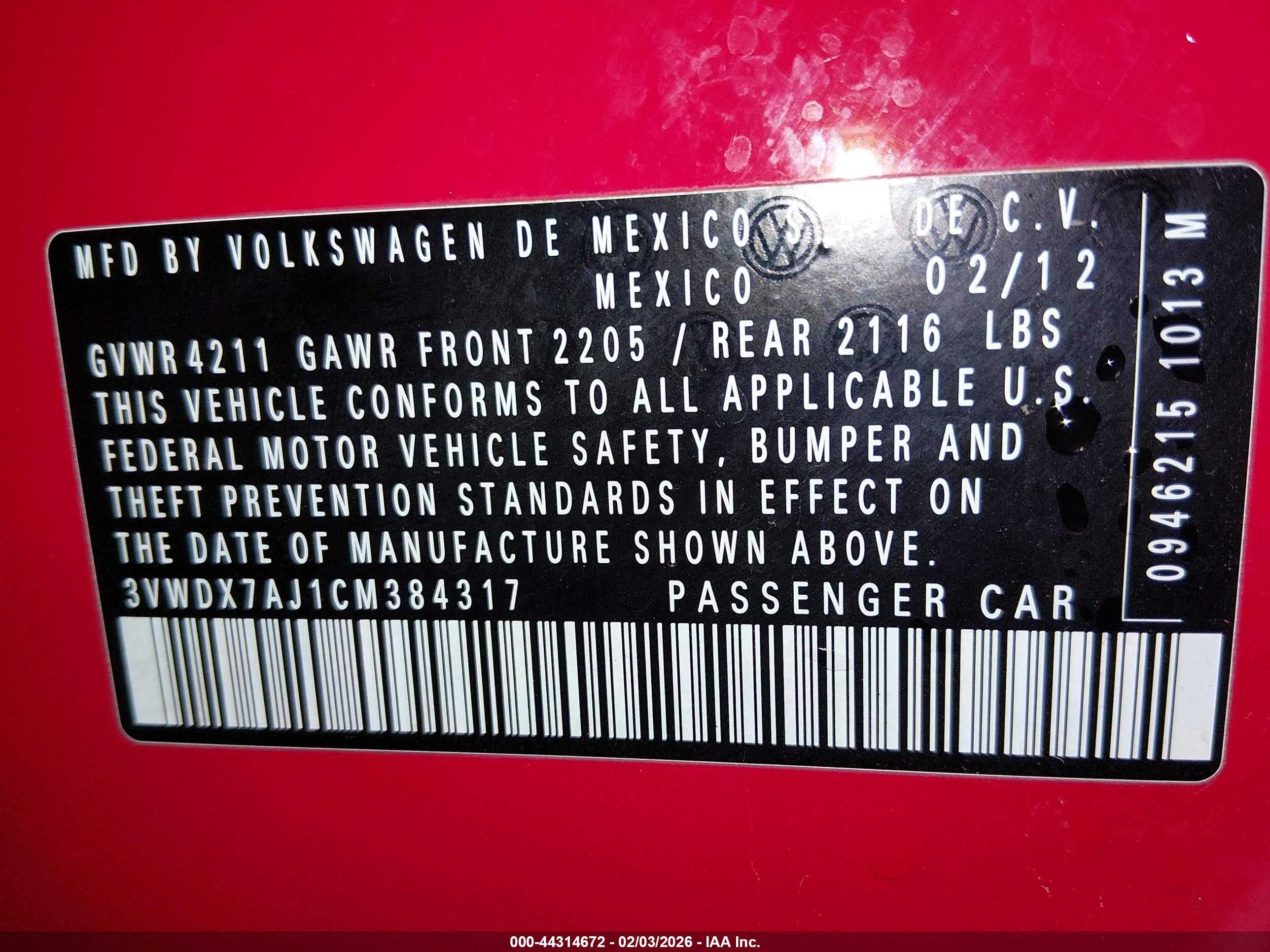 VOLKSWAGEN JETTA image 9