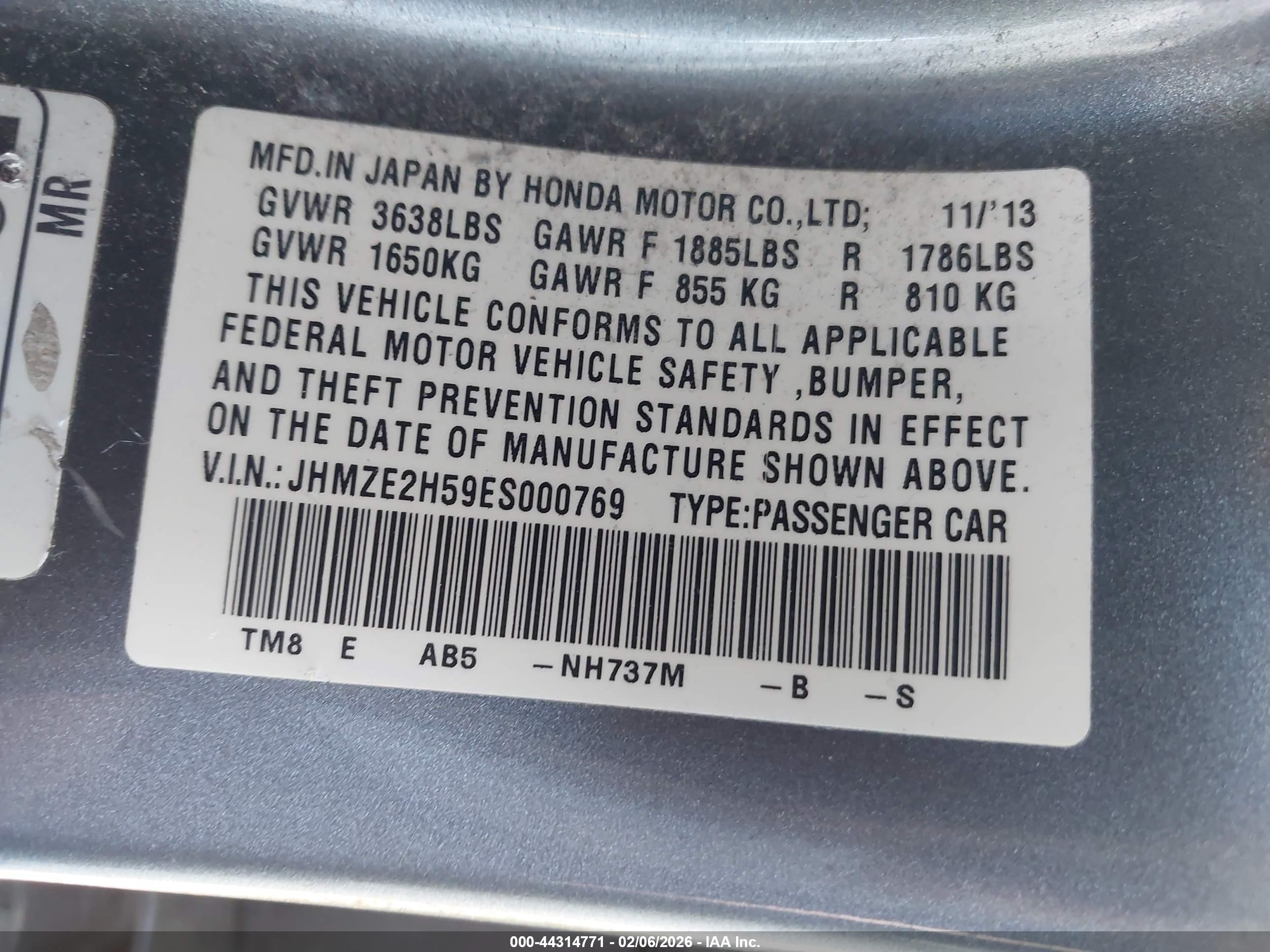 HONDA INSIGHT image 9