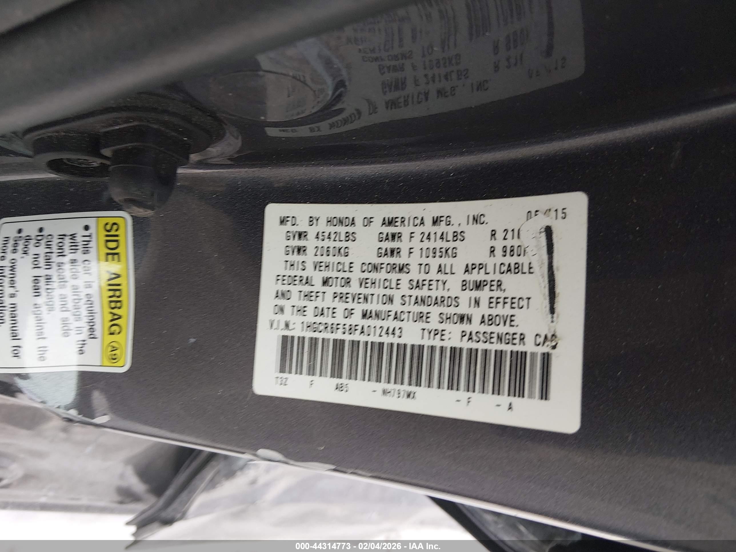 HONDA ACCORD image 9