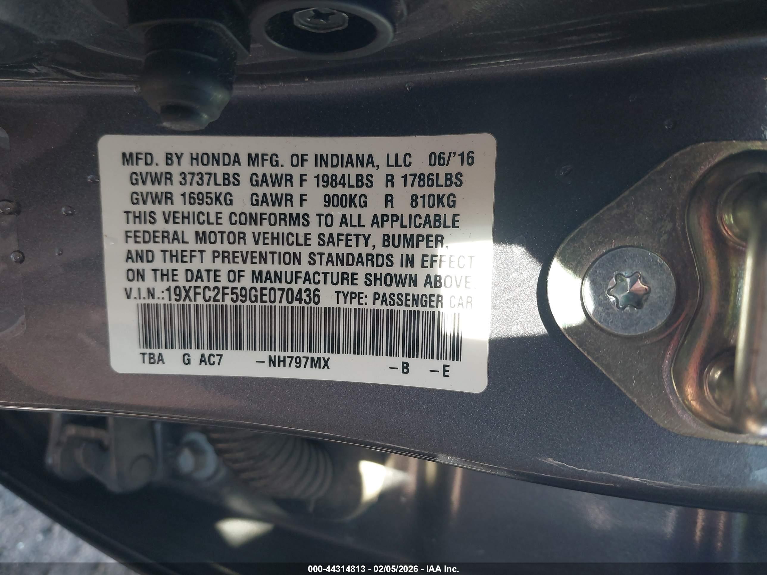 HONDA CIVIC image 9