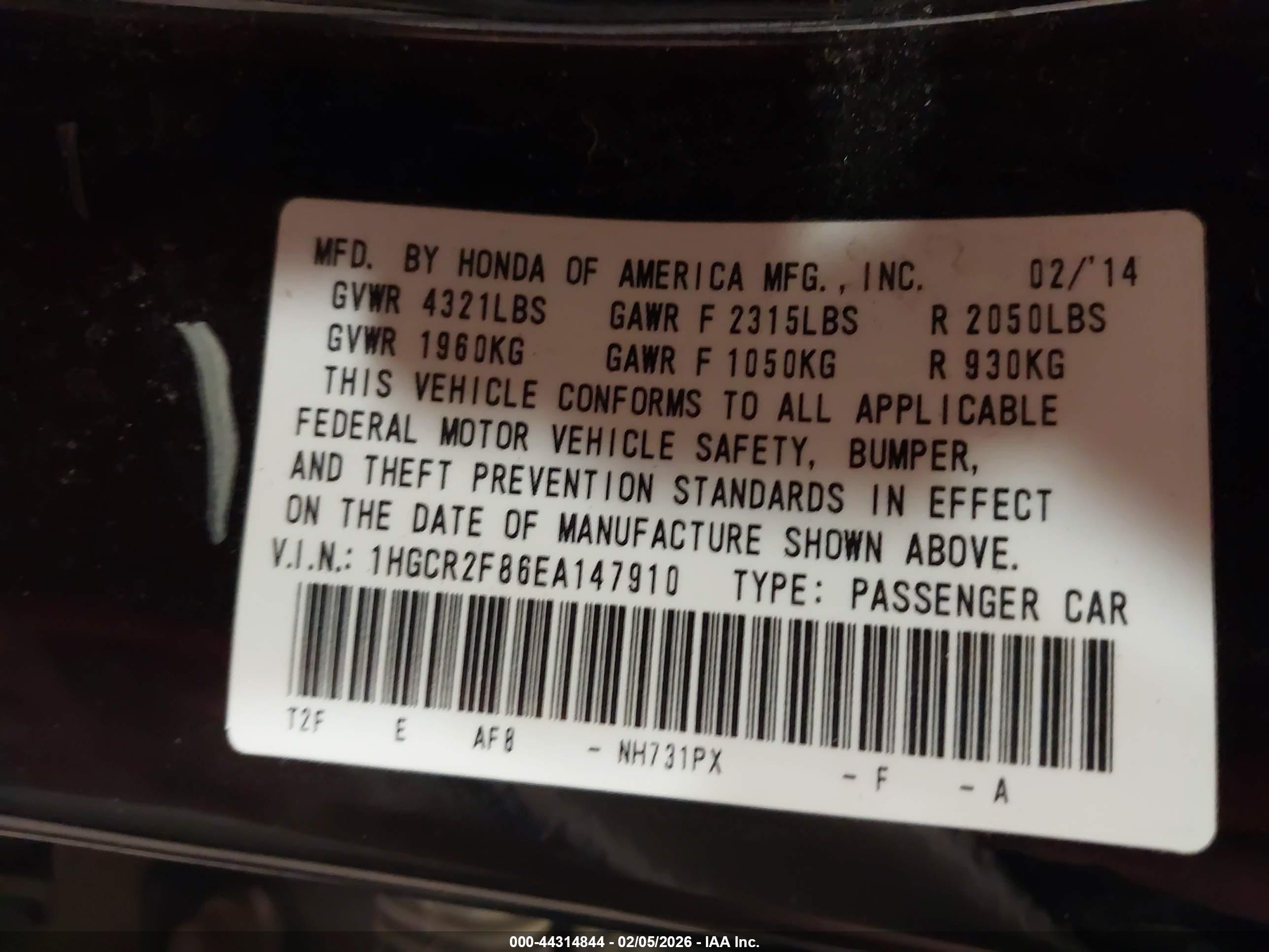 HONDA ACCORD image 9