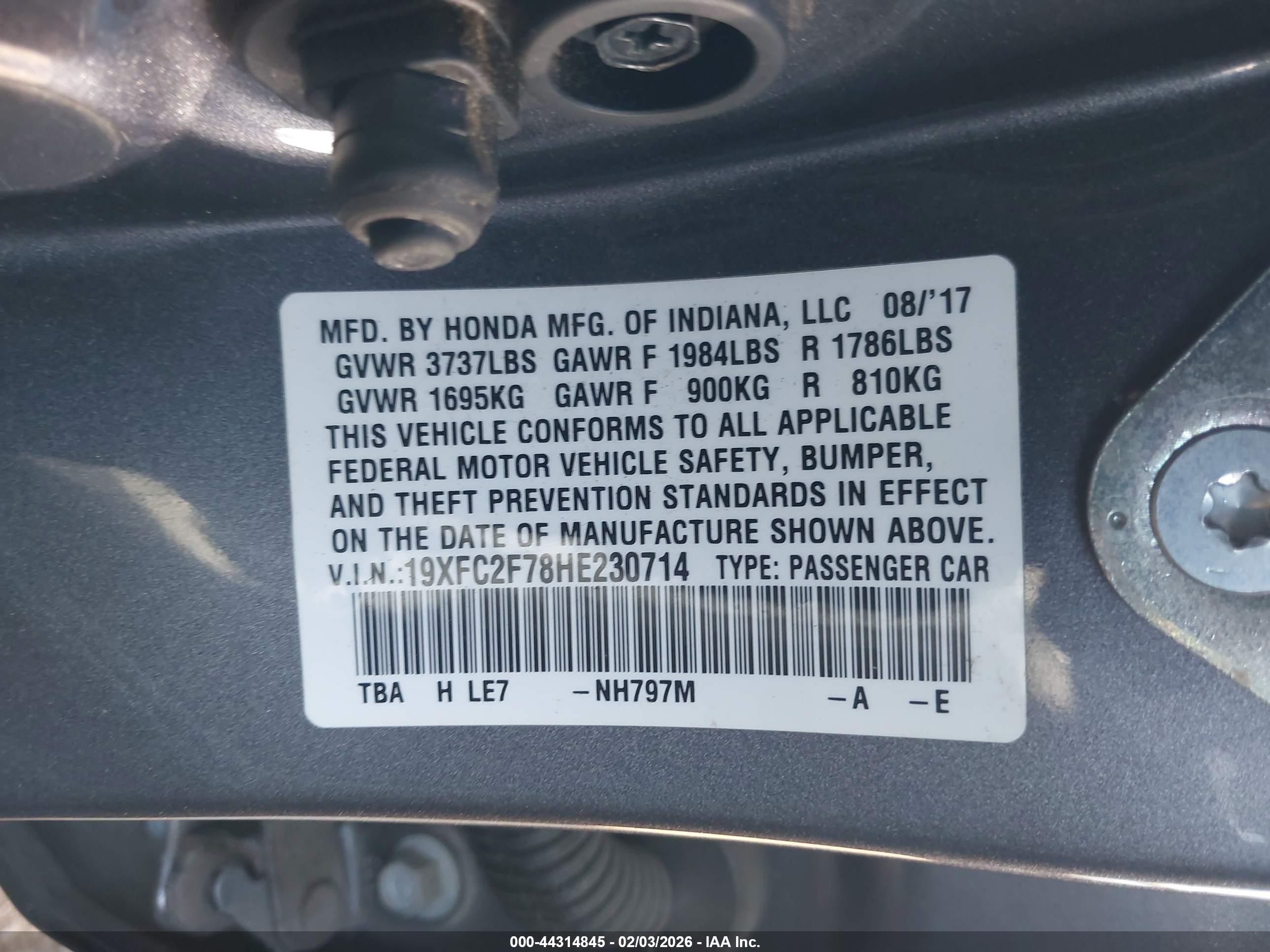 HONDA CIVIC image 9