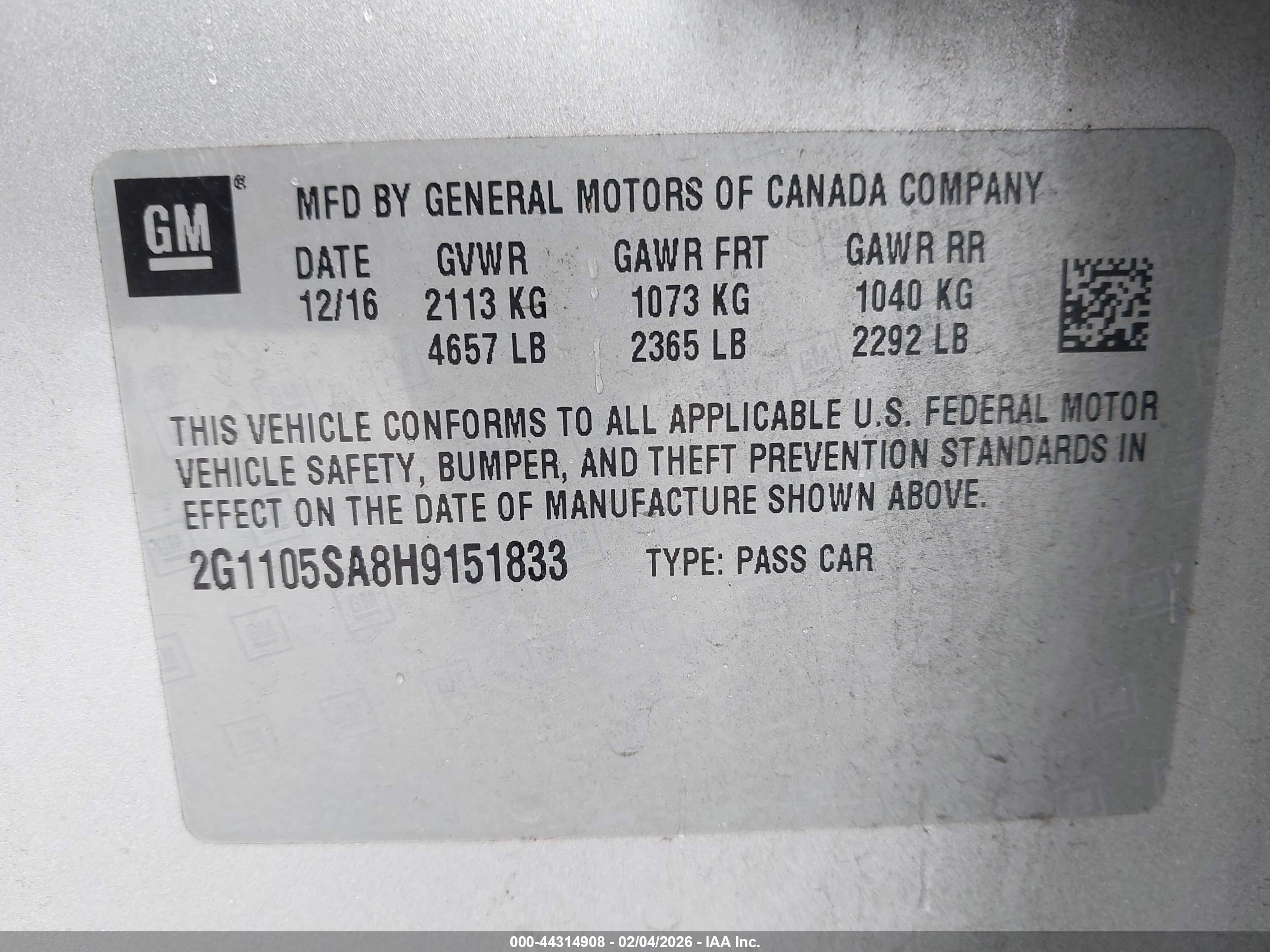 CHEVROLET IMPALA image 9