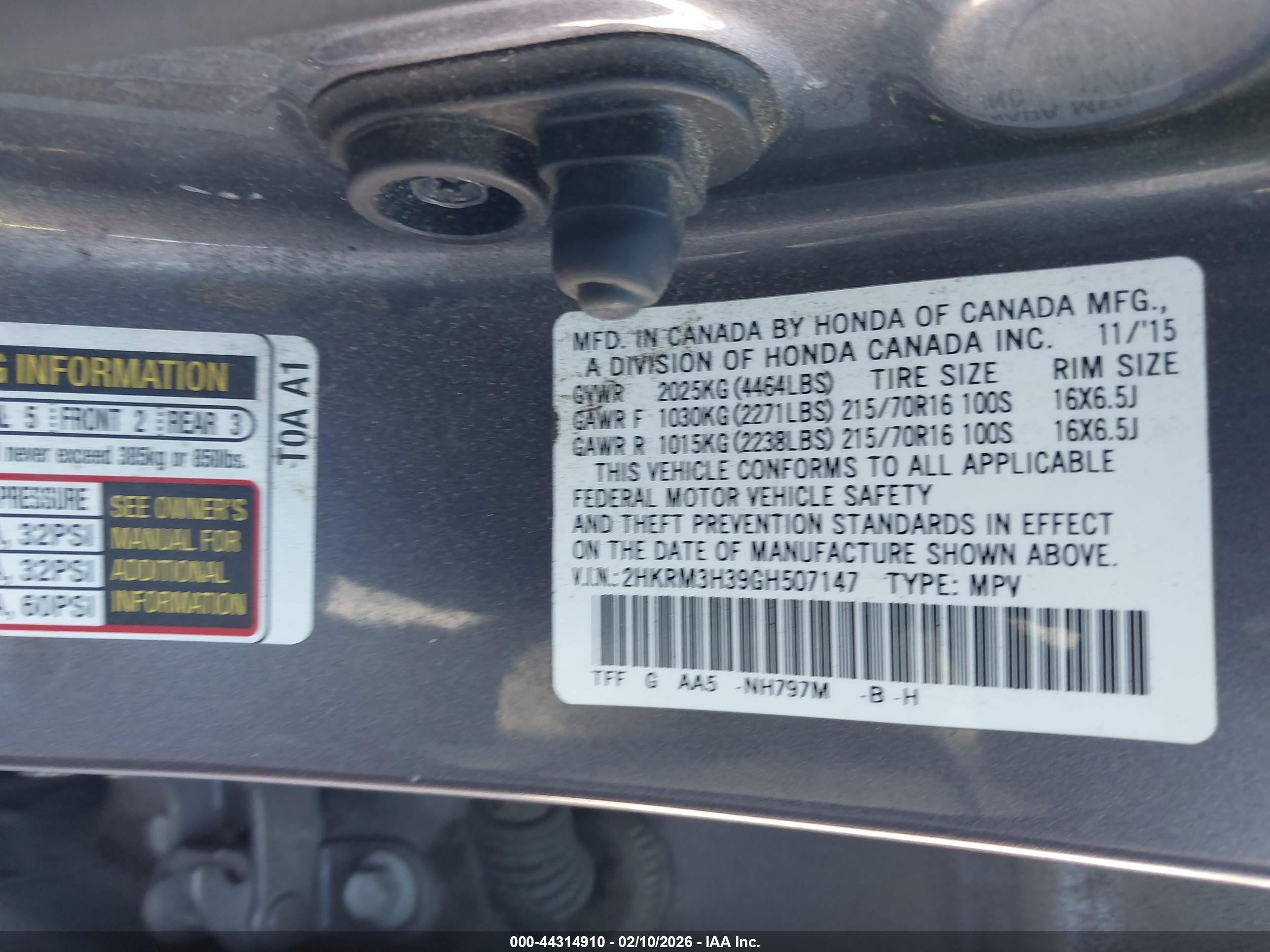 HONDA CR-V image 9
