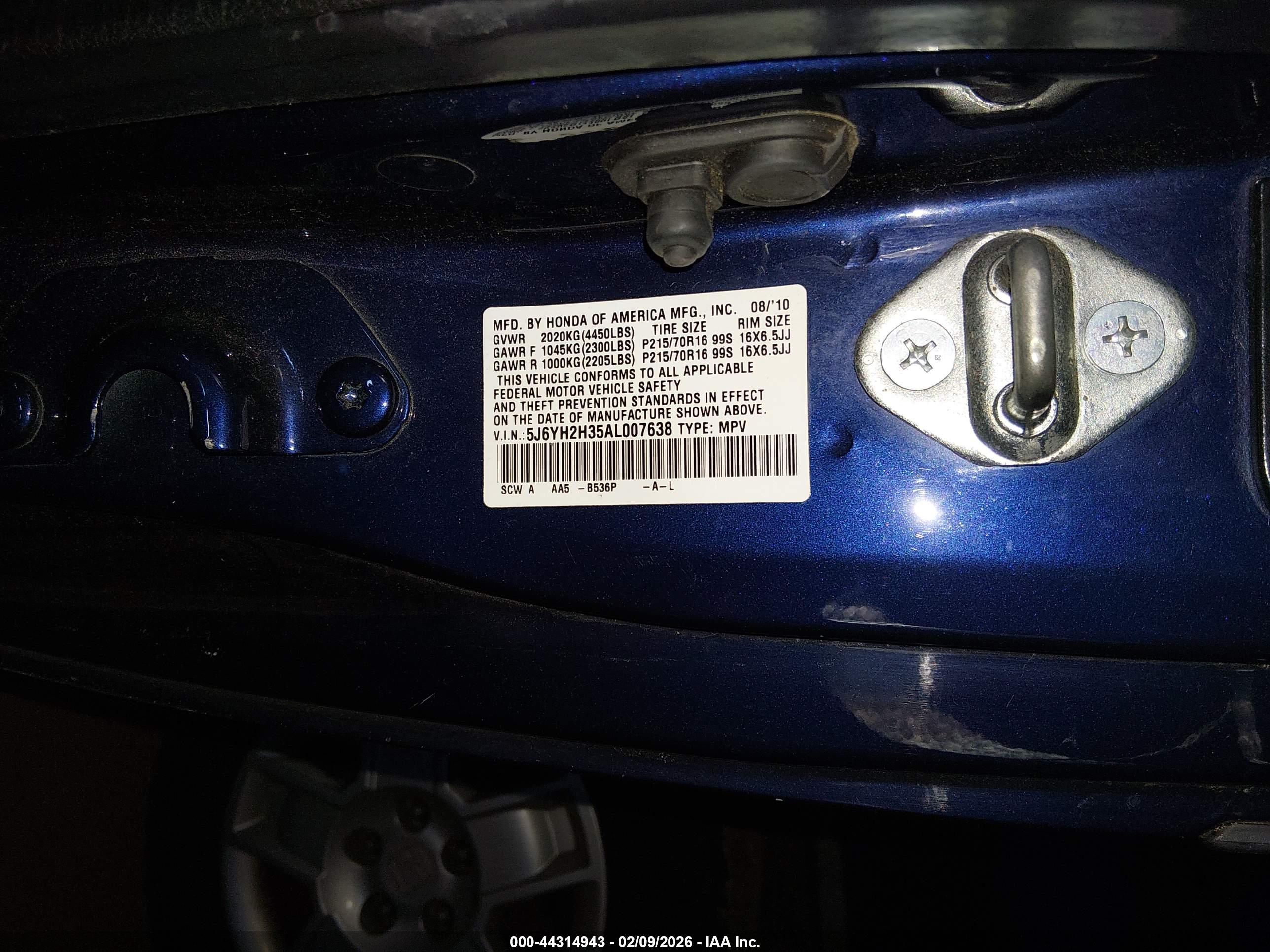 HONDA ELEMENT image 9