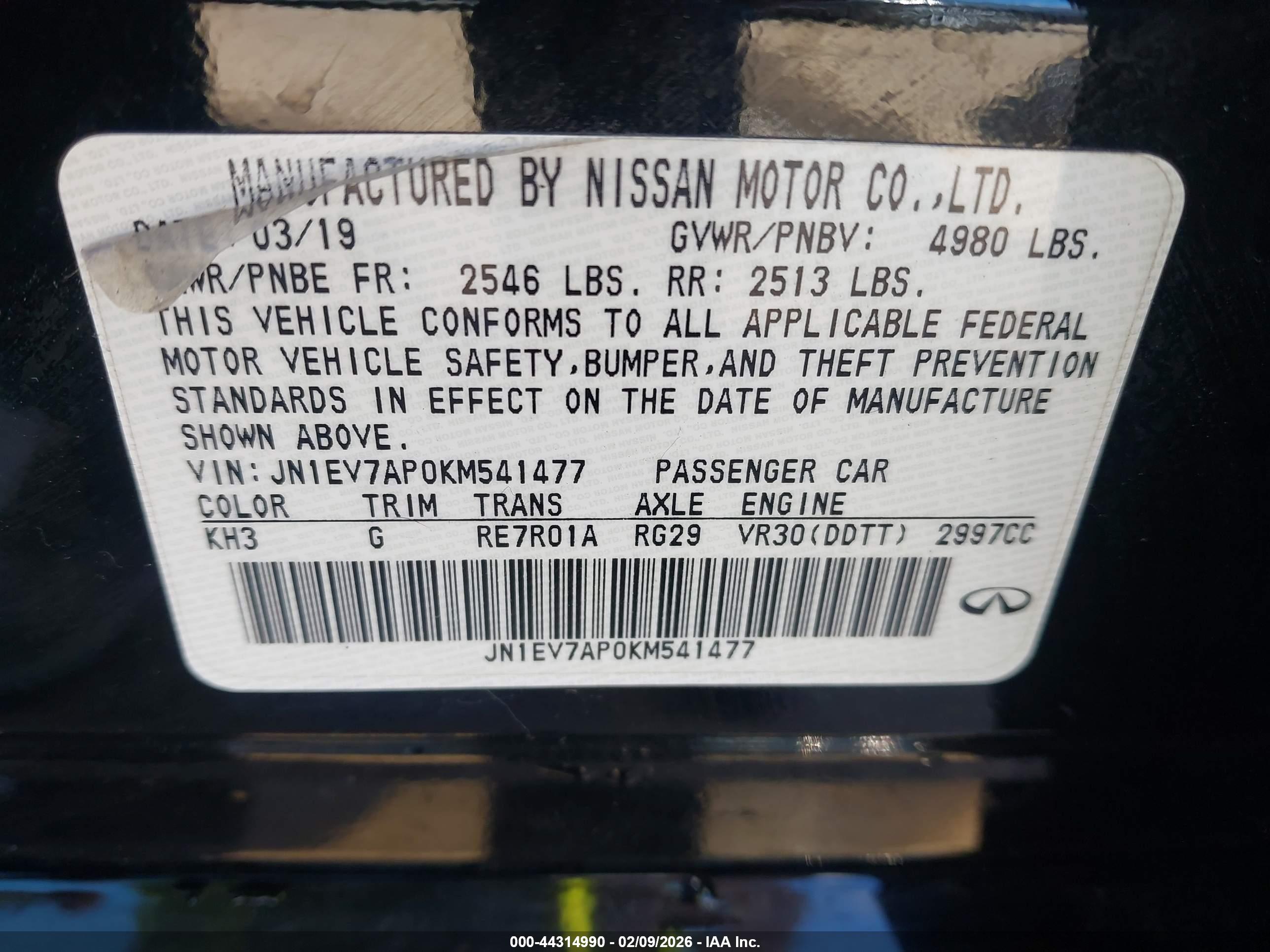 INFINITI Q50 image 9