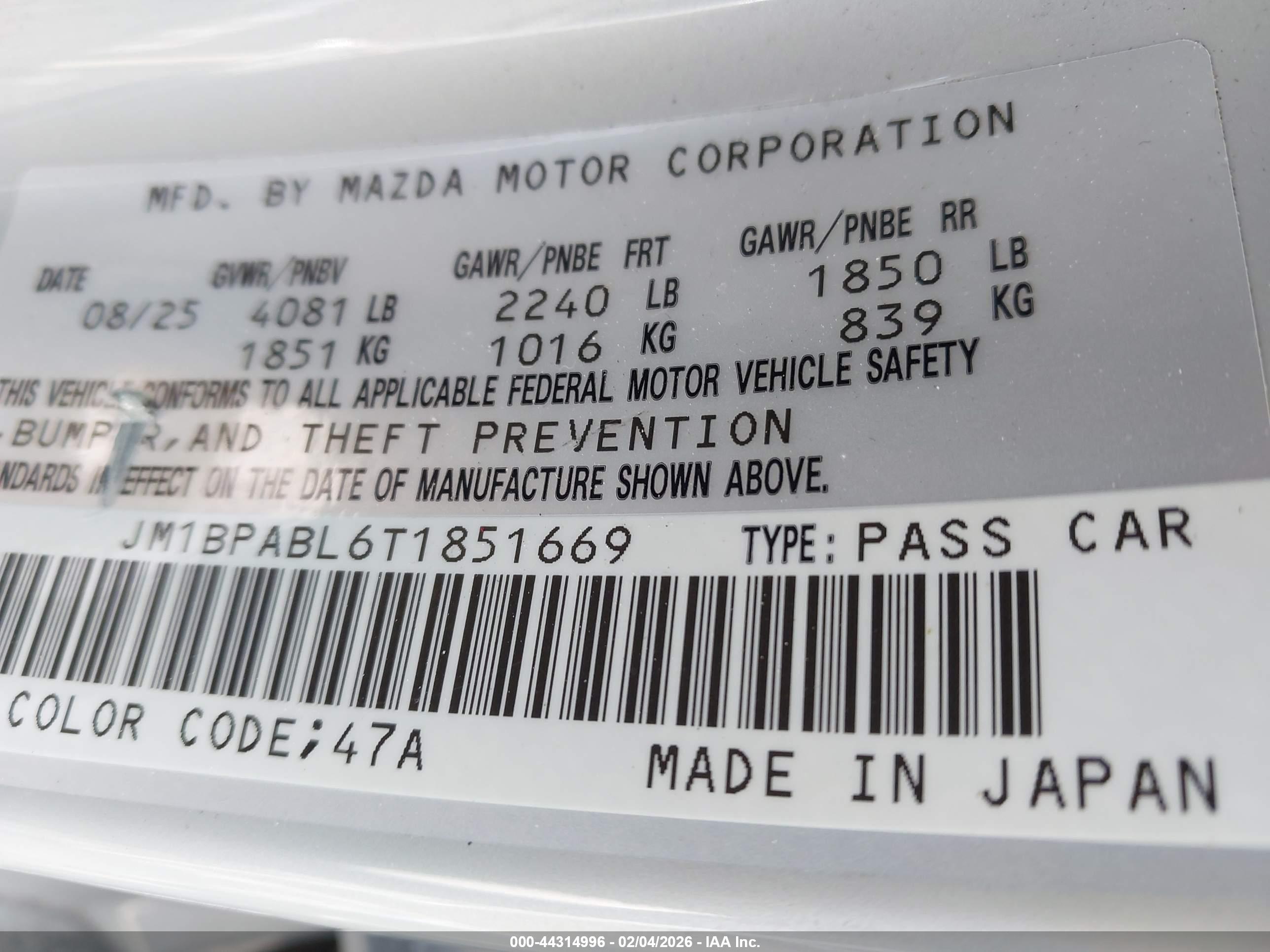 MAZDA MAZDA3 image 9