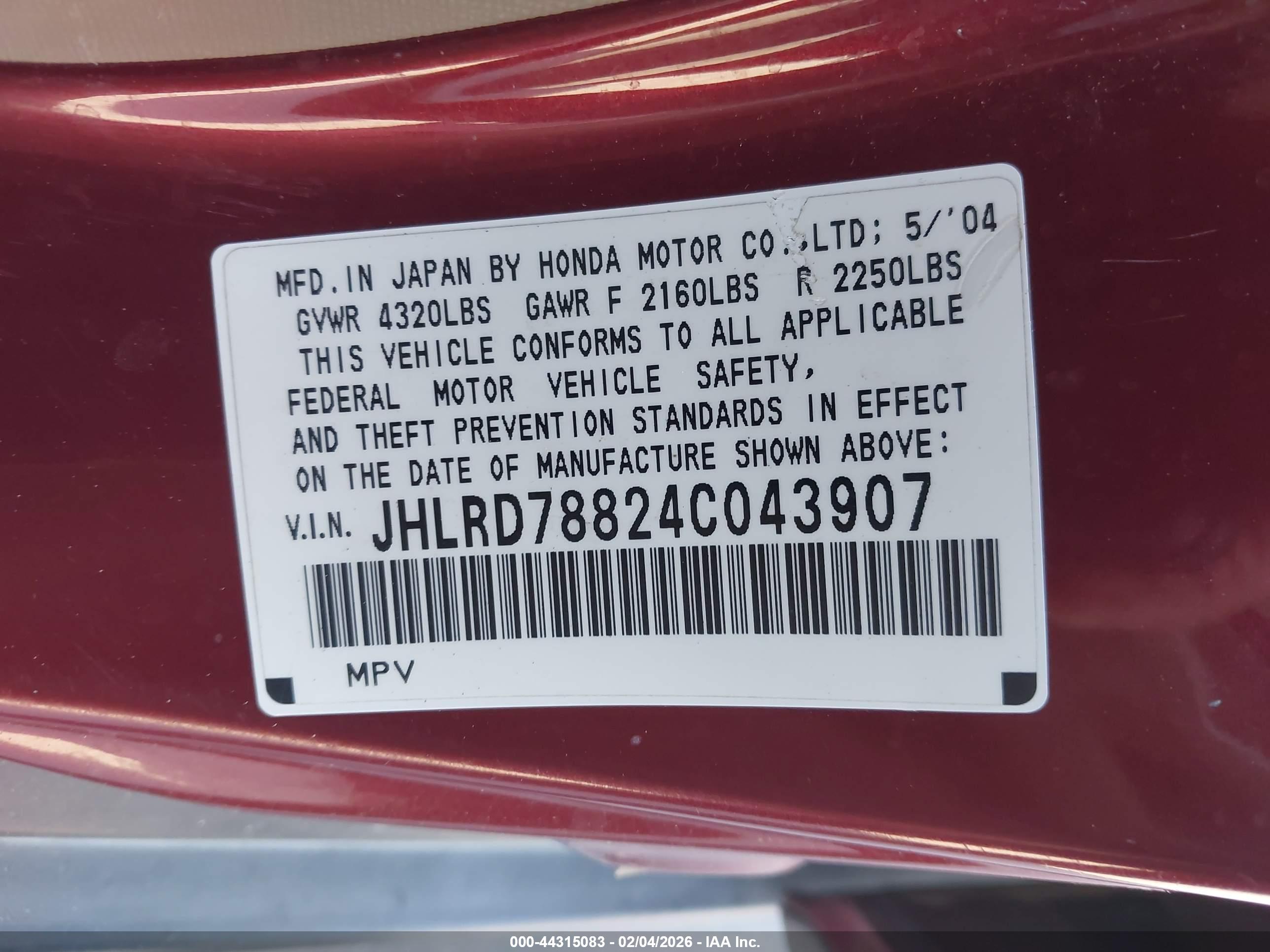 HONDA CR-V image 9