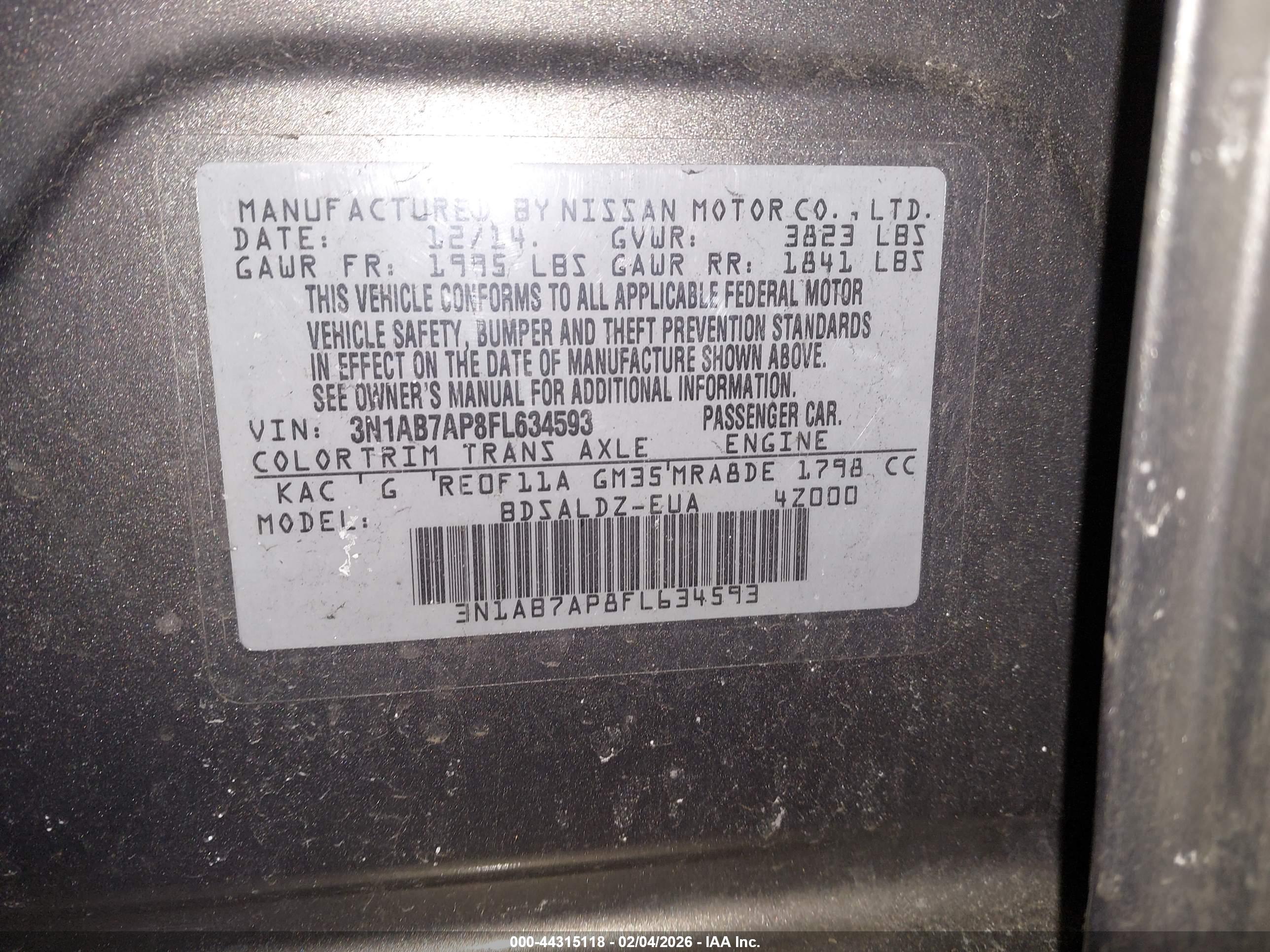 NISSAN SENTRA image 9
