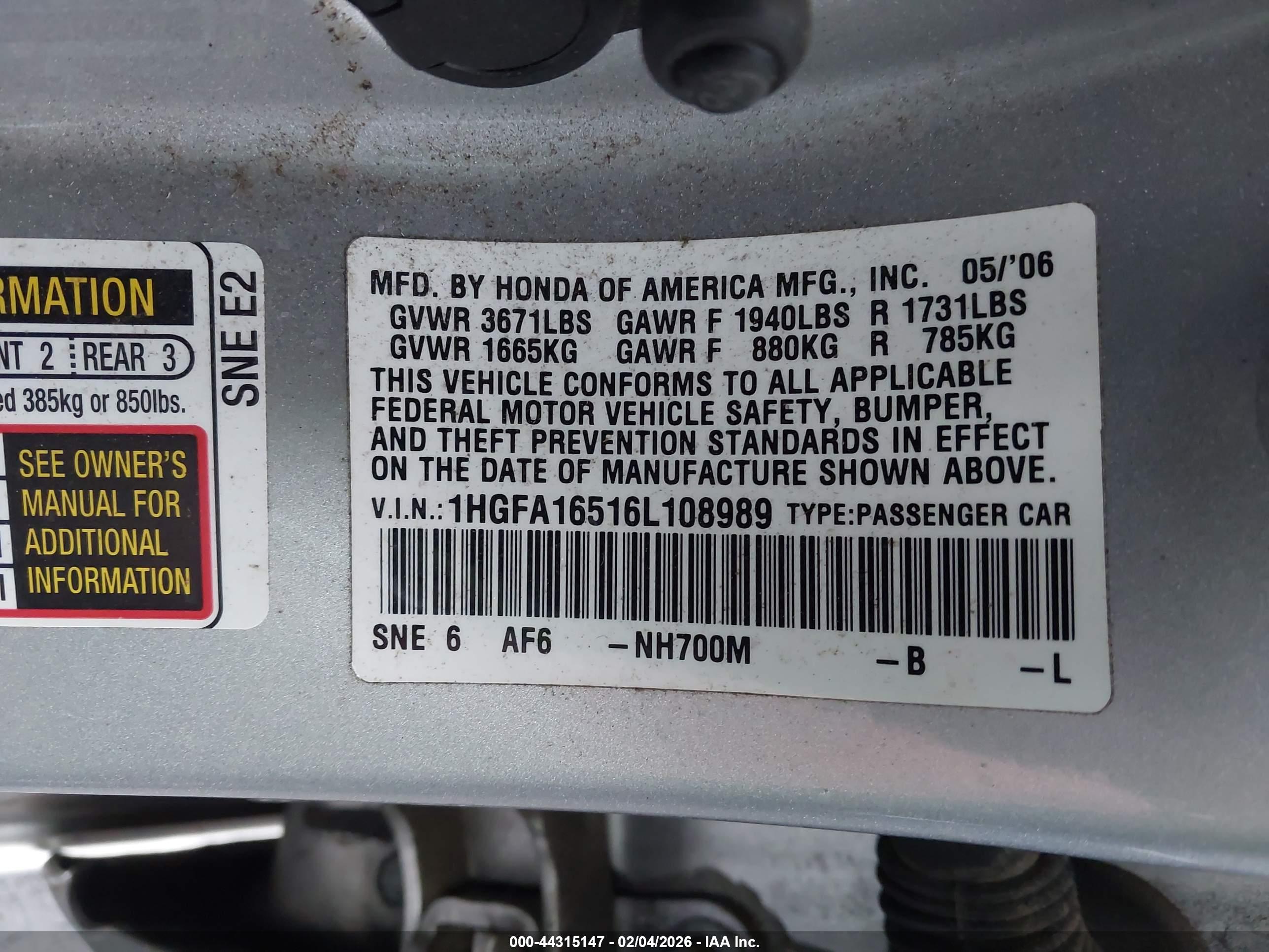HONDA CIVIC image 9