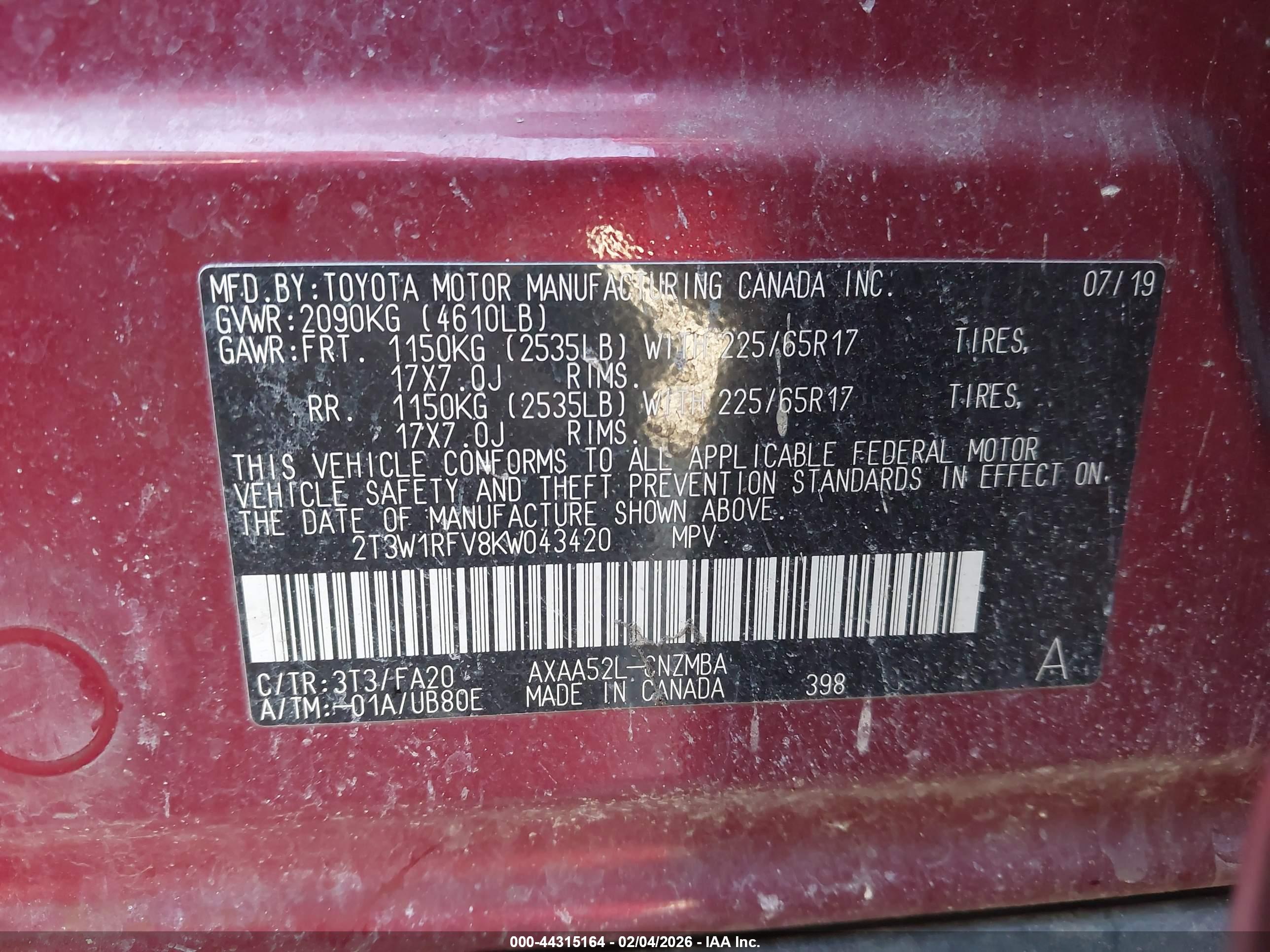 TOYOTA RAV4 image 9