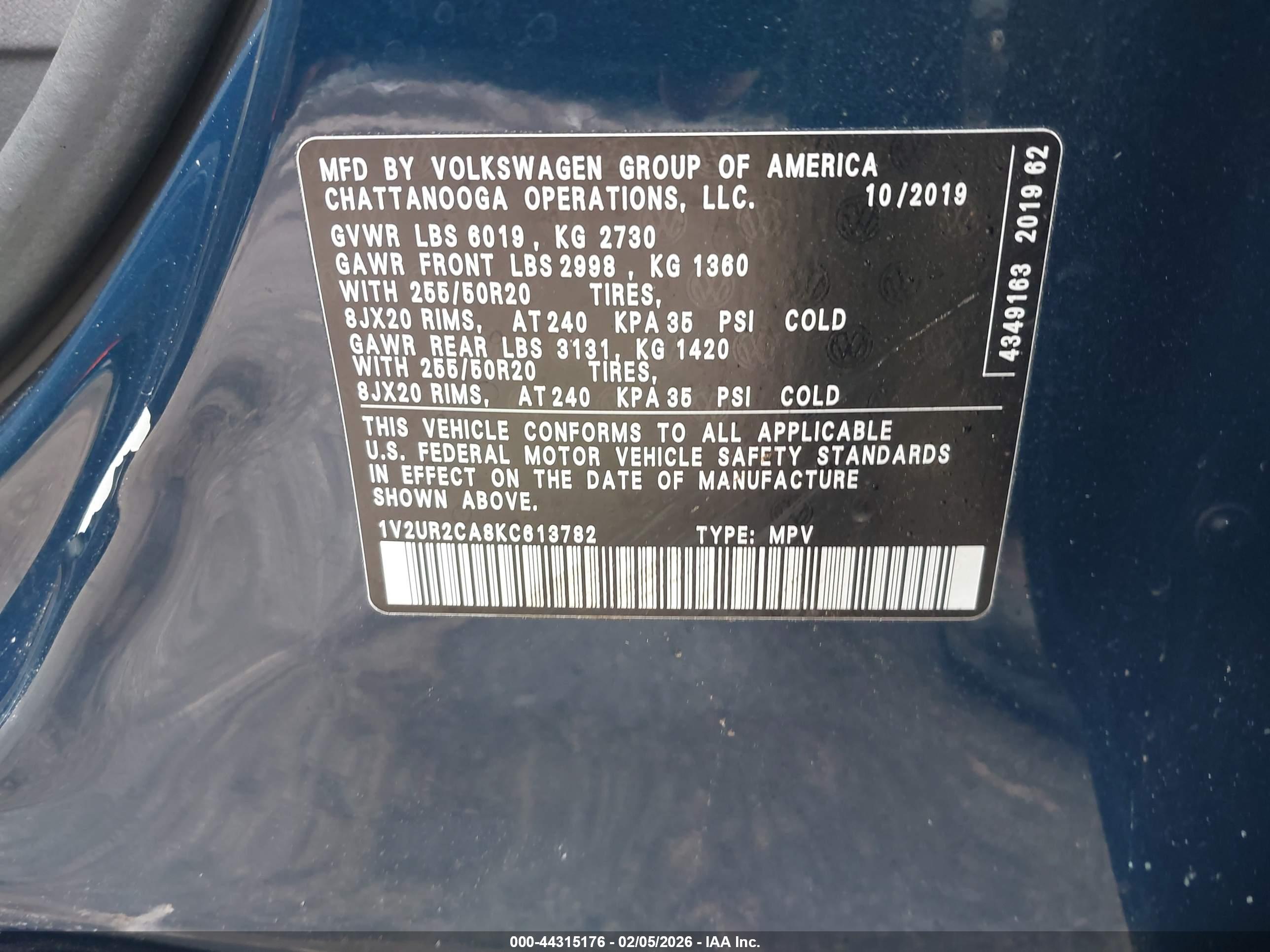 VOLKSWAGEN ATLAS image 9