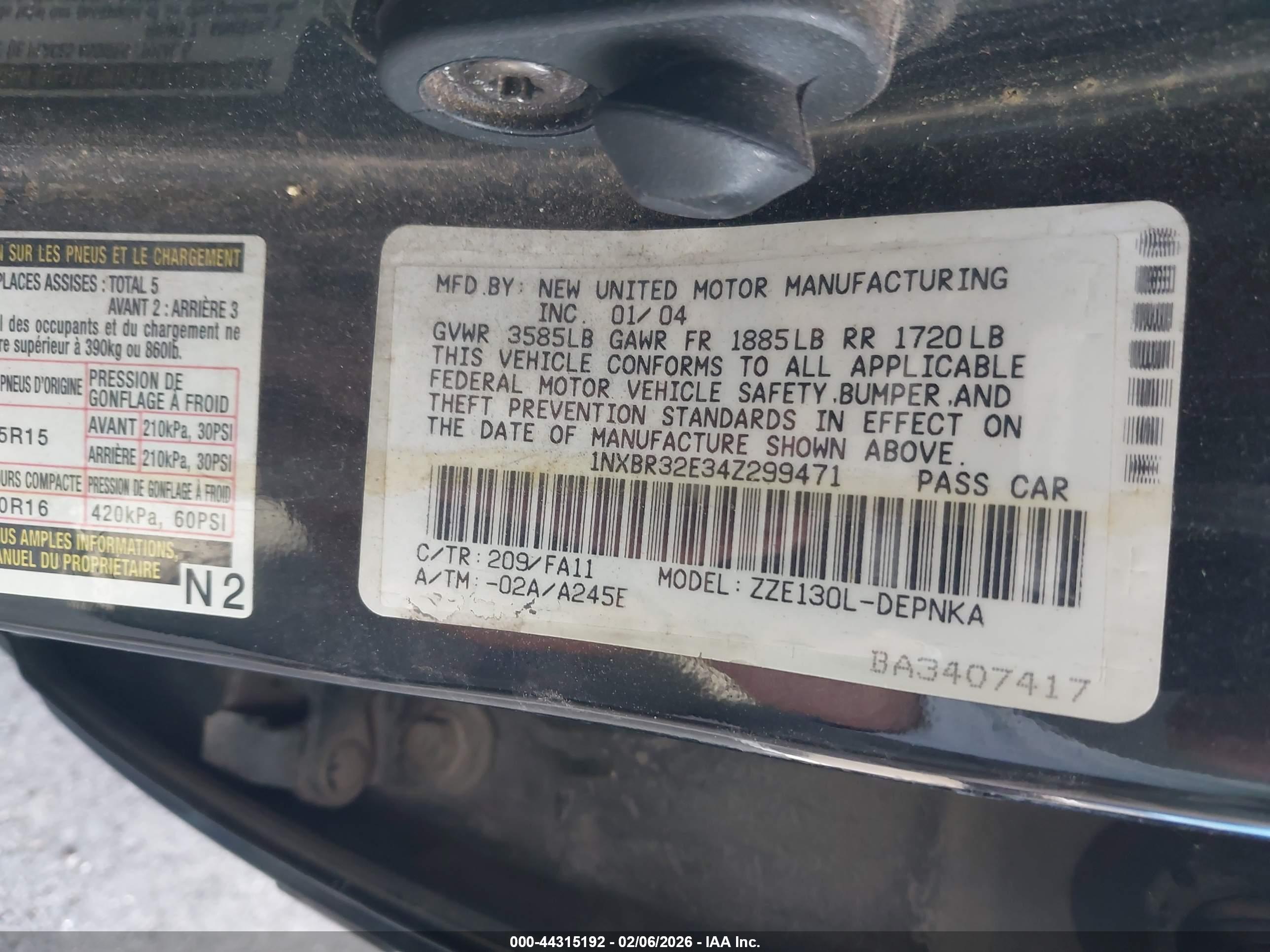 TOYOTA COROLLA image 9