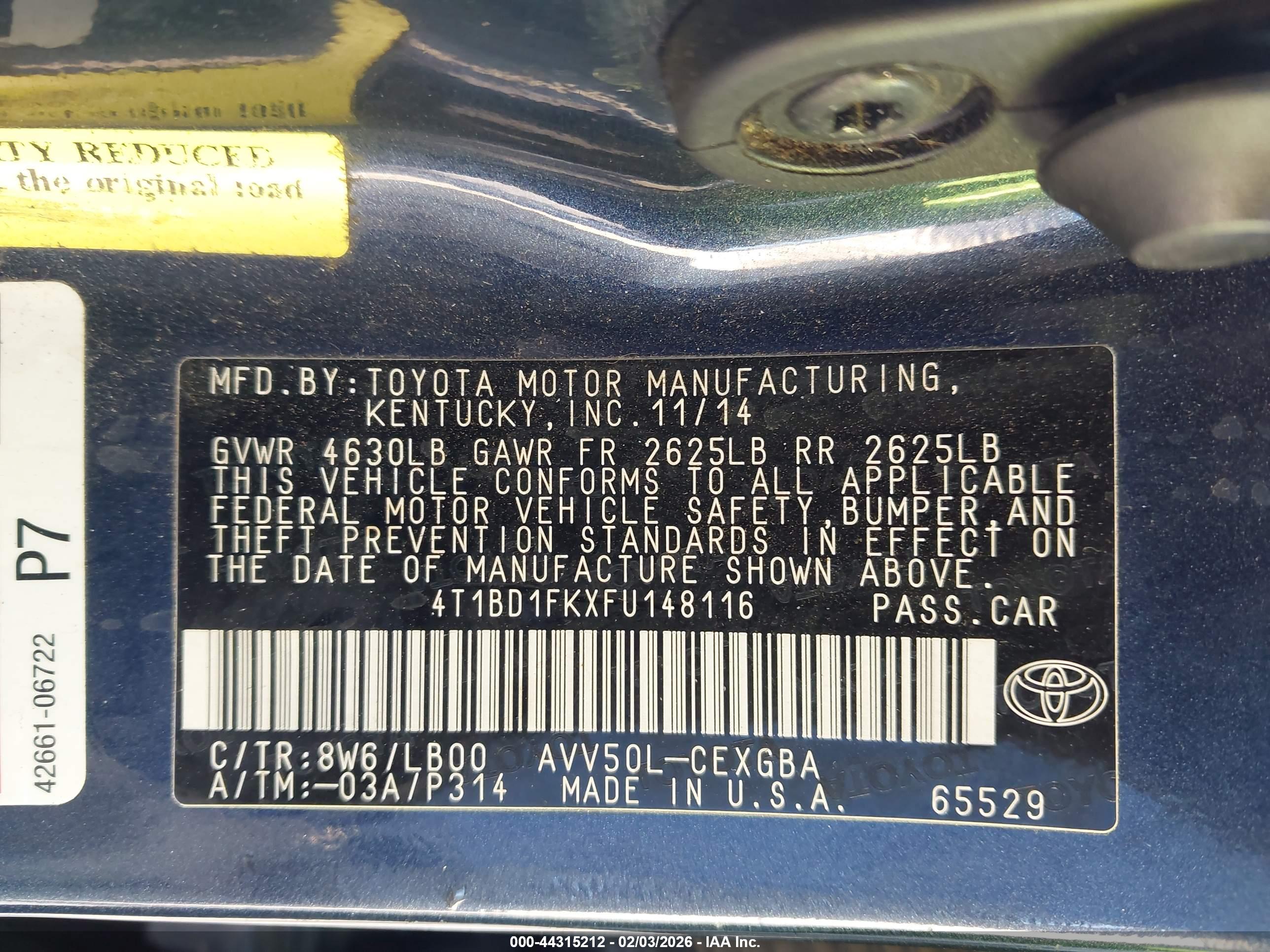 TOYOTA CAMRY image 9