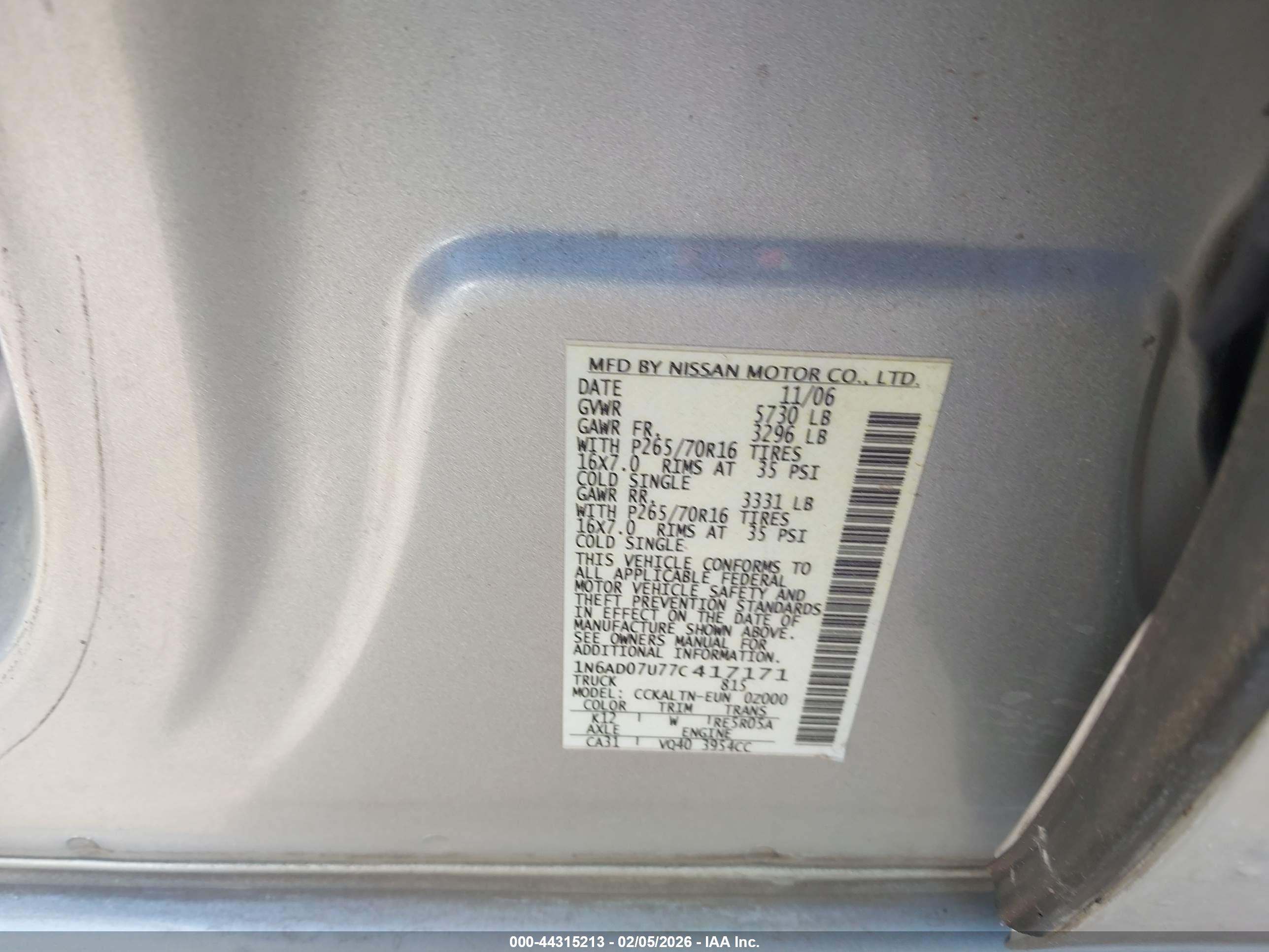 NISSAN FRONTIER image 9