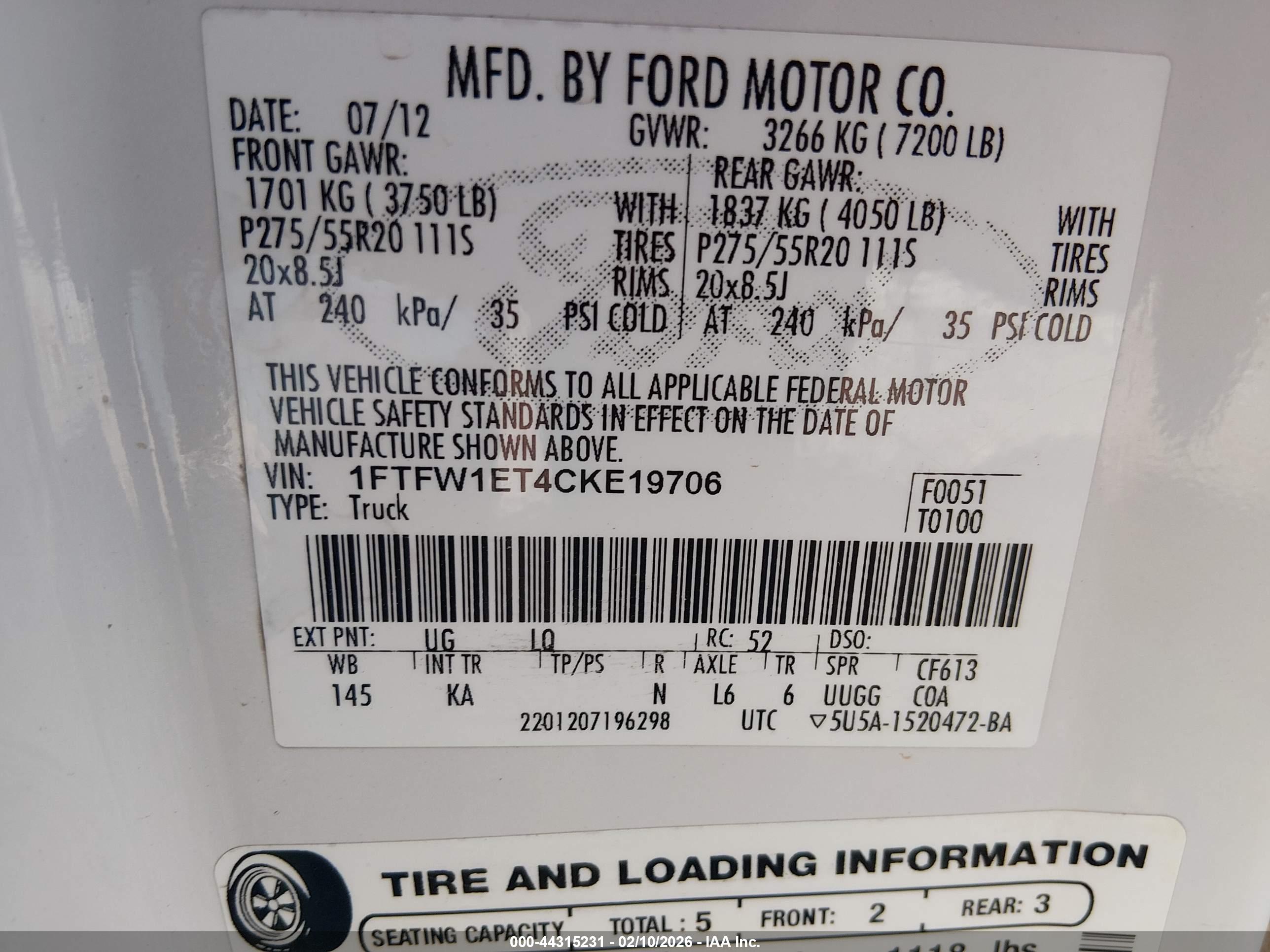 FORD F-150 image 9
