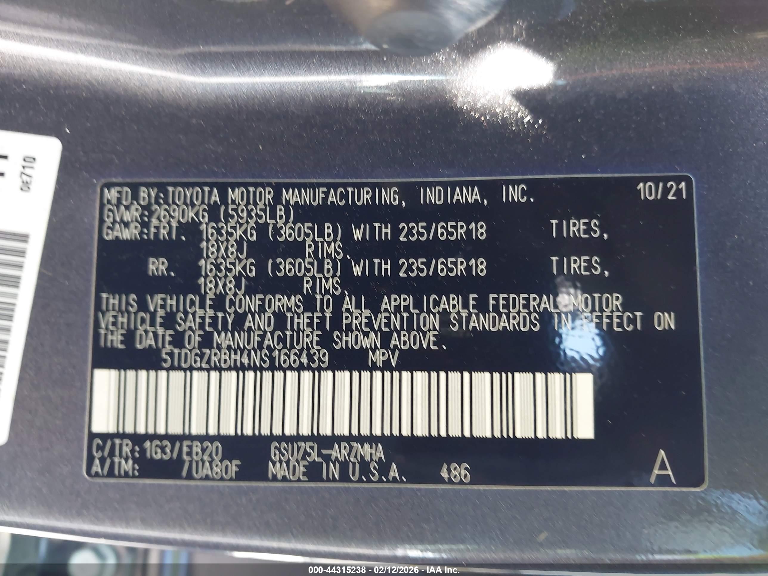 TOYOTA HIGHLANDER image 9