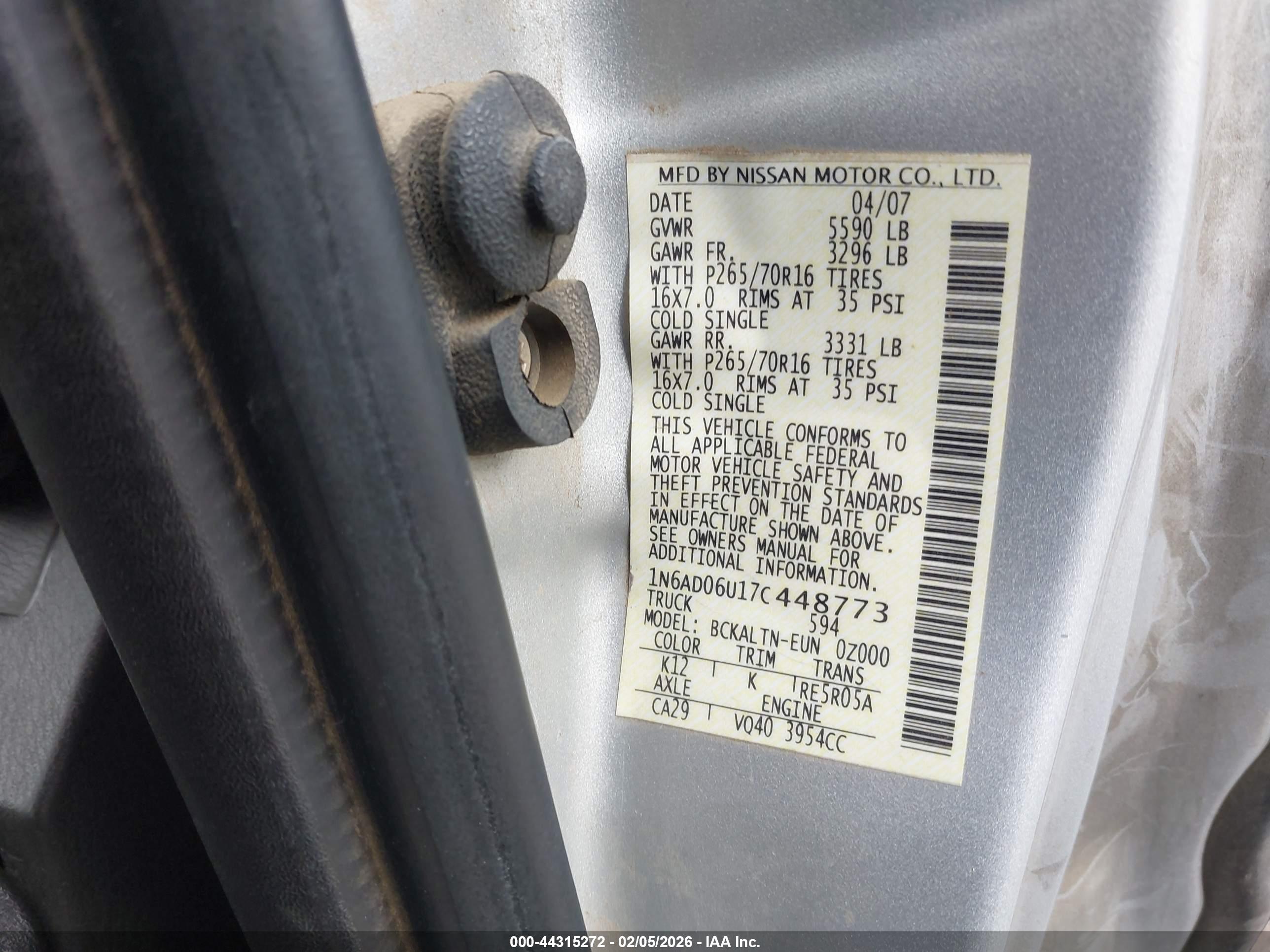 NISSAN FRONTIER image 9