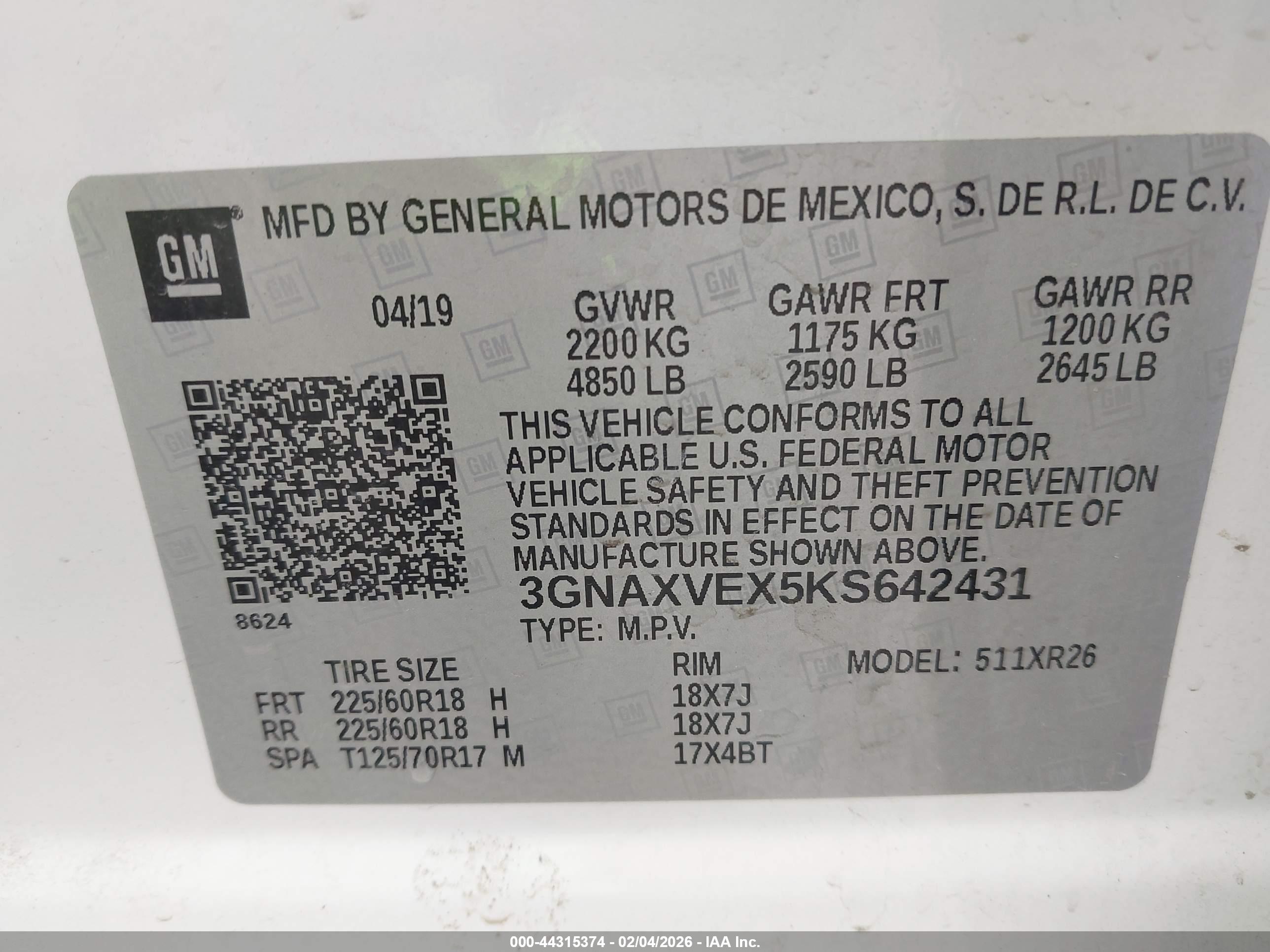 CHEVROLET EQUINOX image 9
