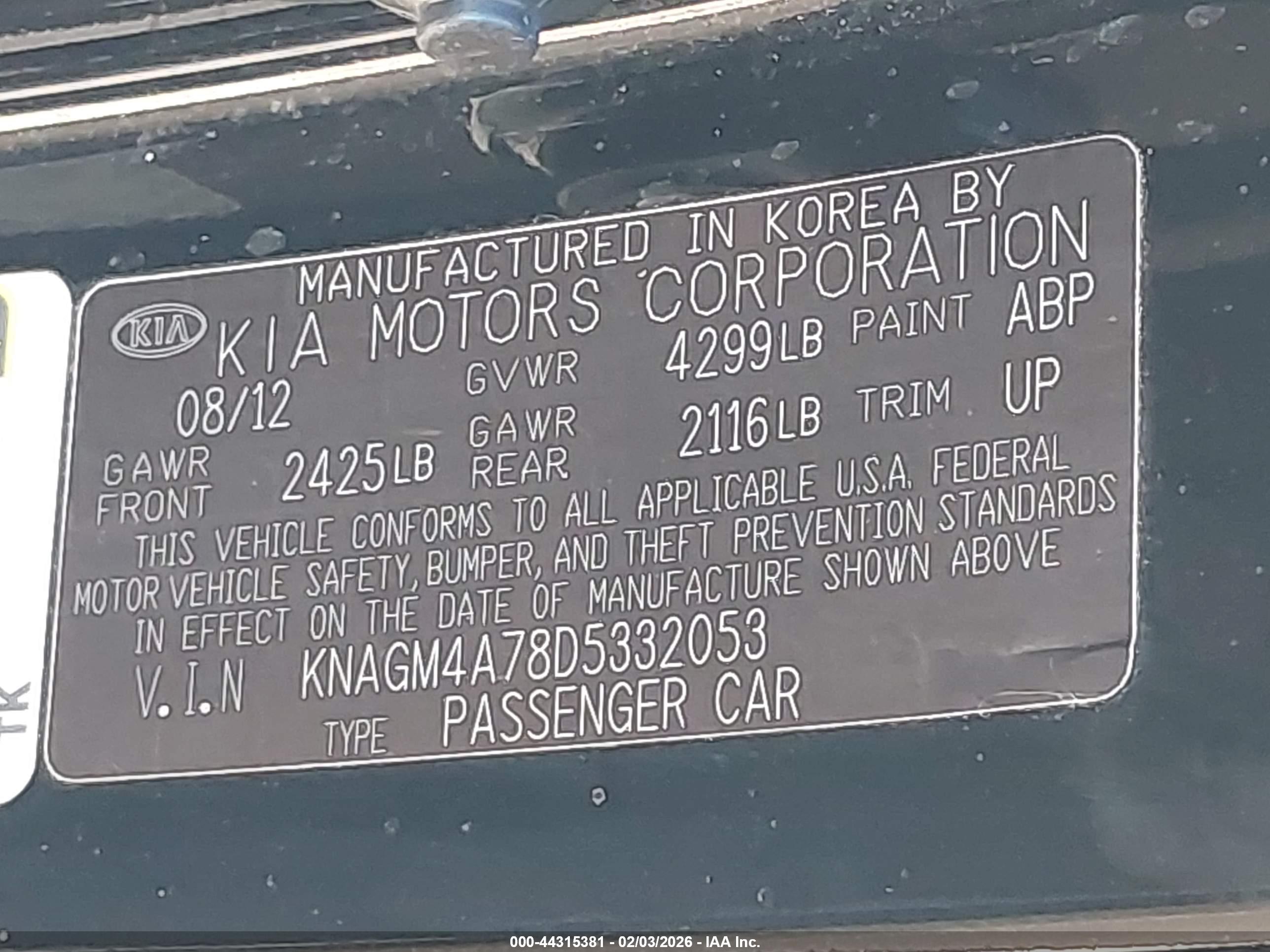 KIA OPTIMA image 9