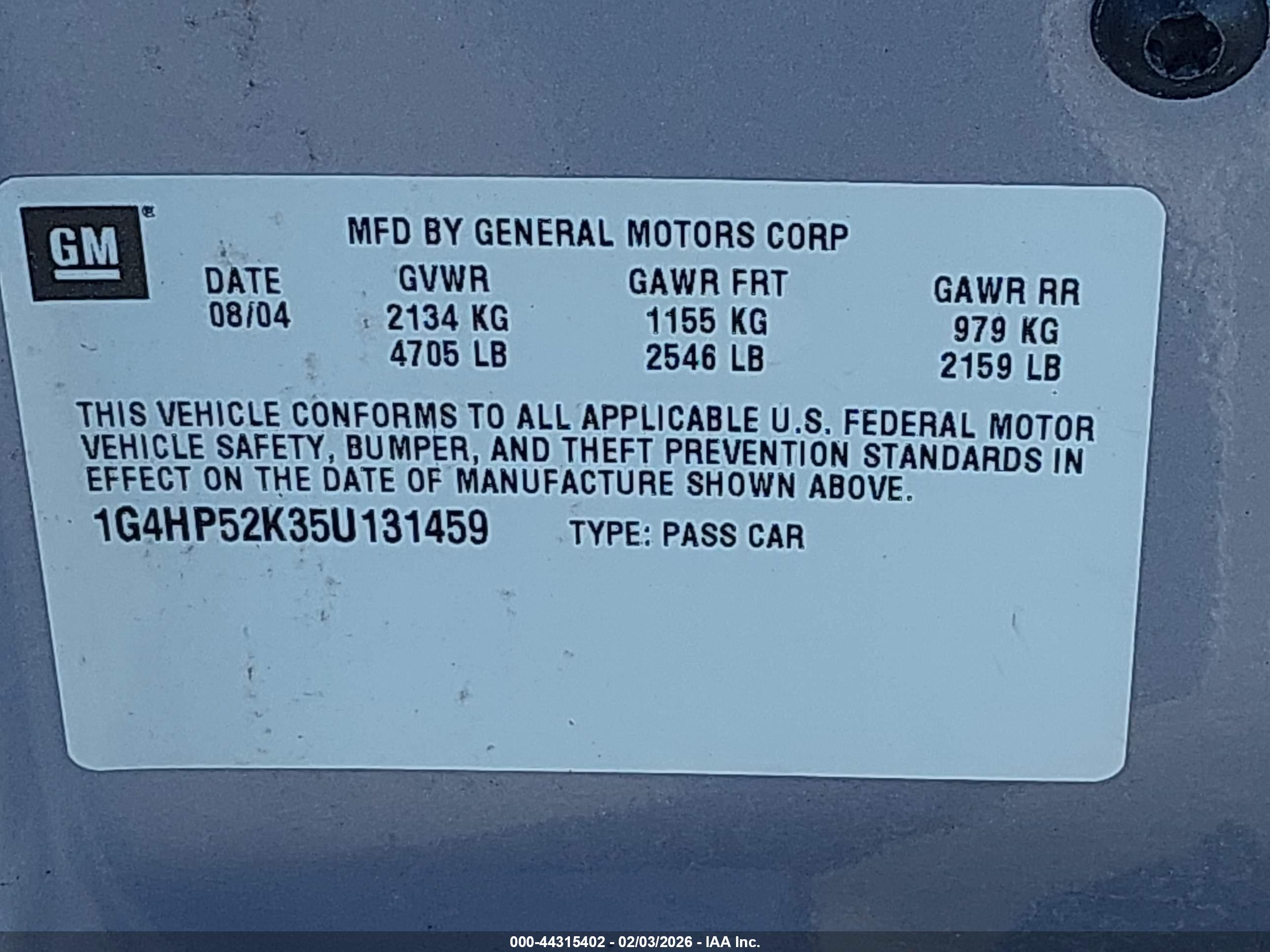 BUICK LESABRE image 9
