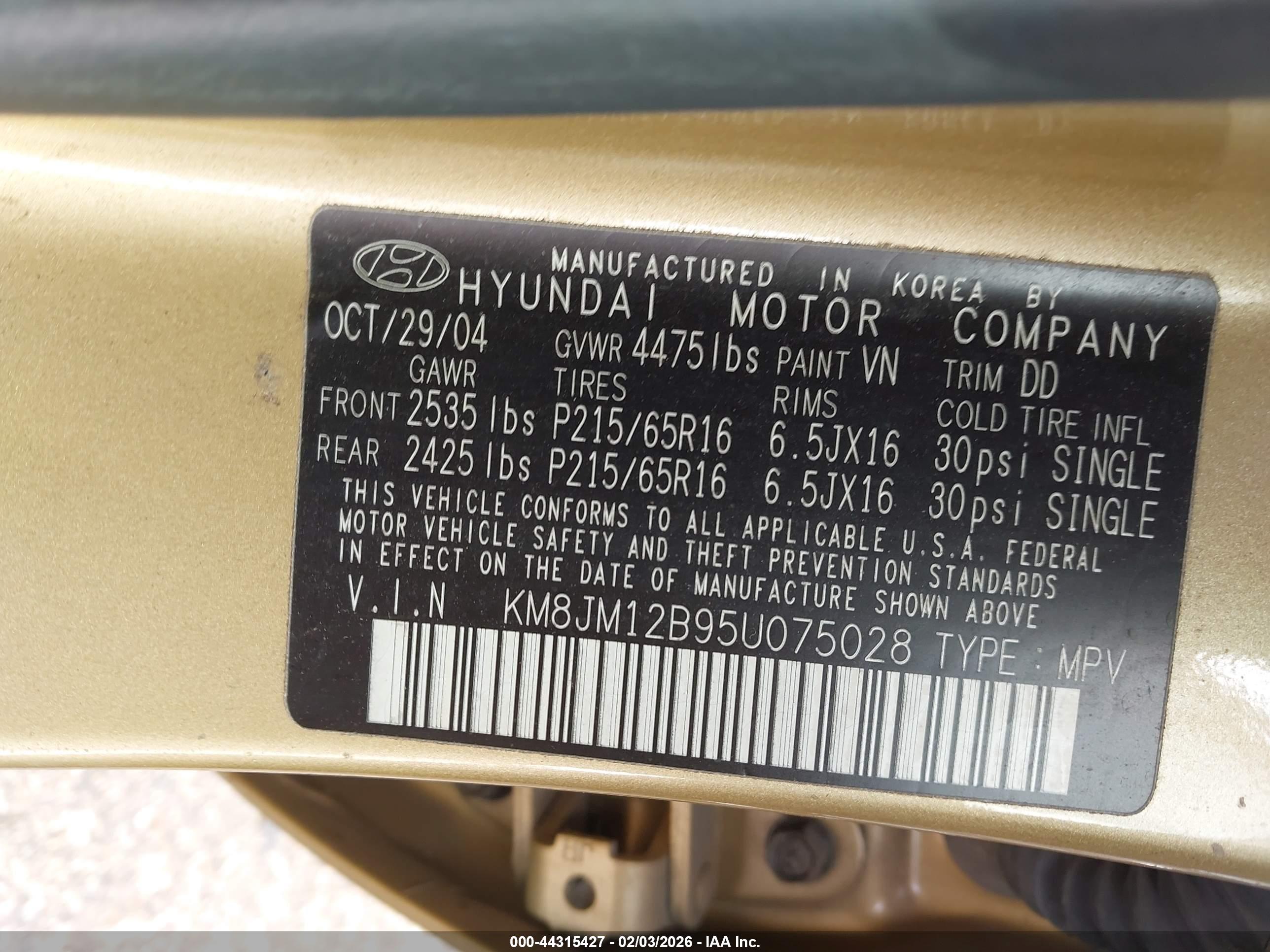 HYUNDAI TUCSON image 9