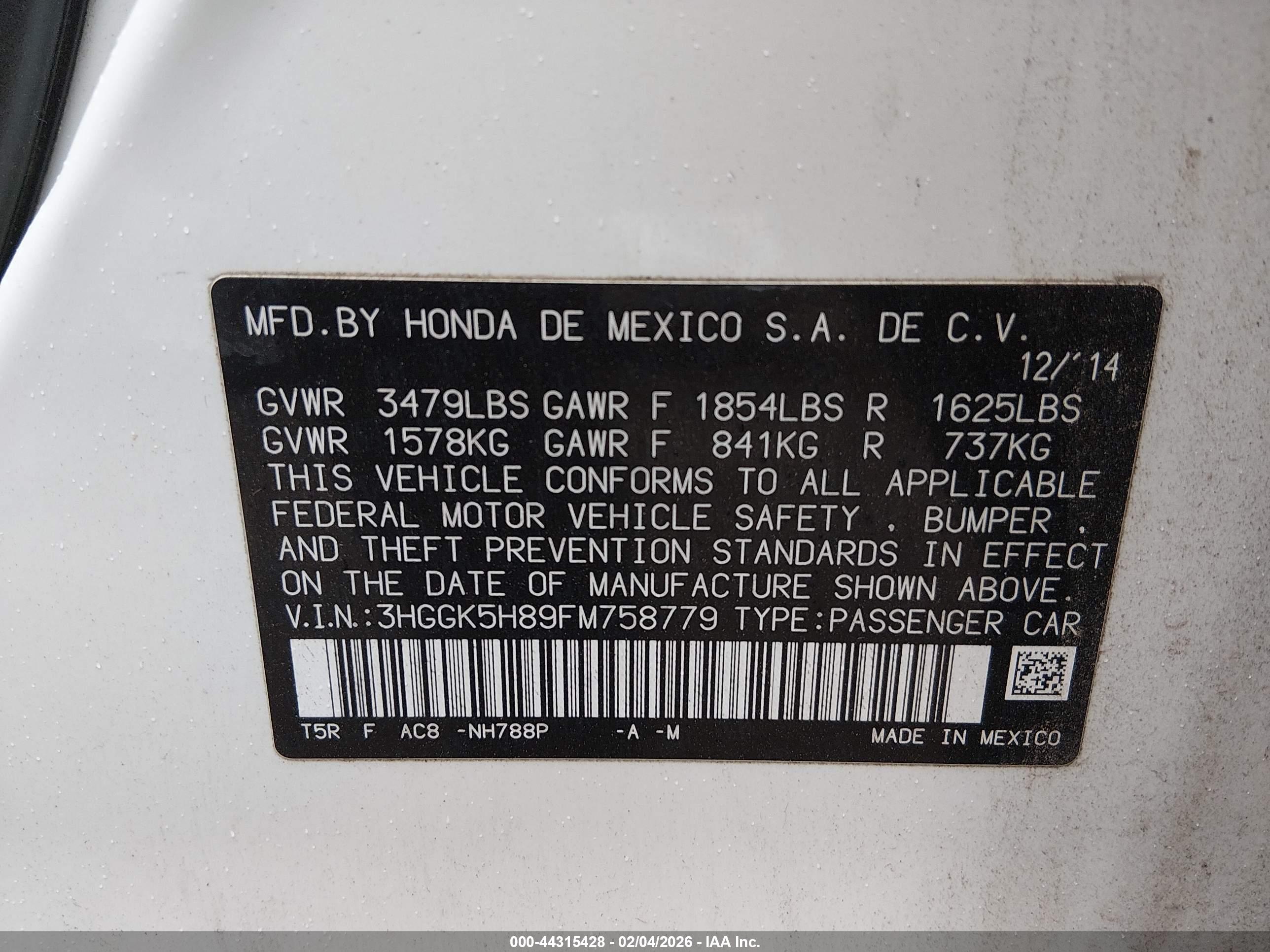 HONDA FIT image 9