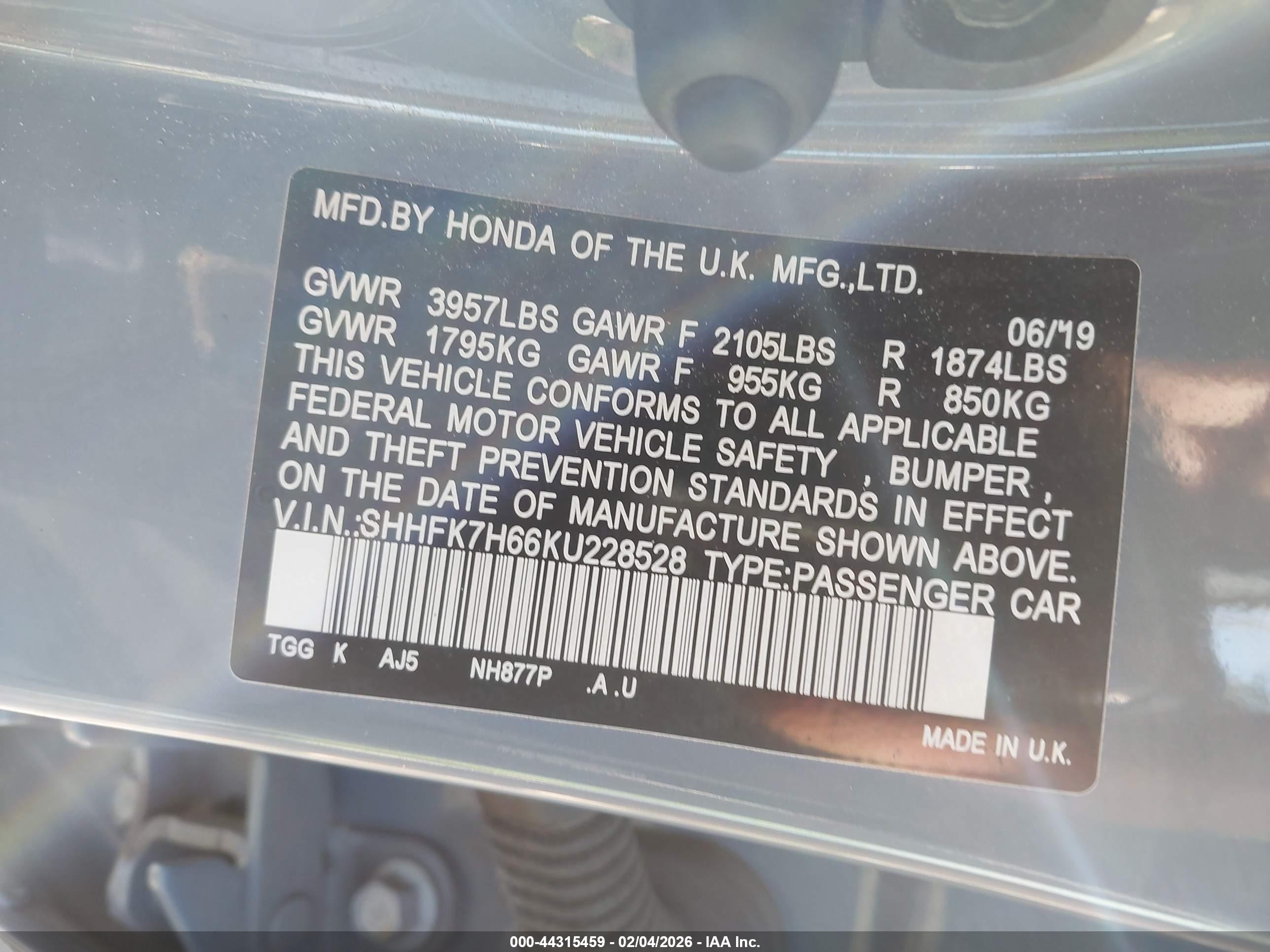 HONDA CIVIC image 9