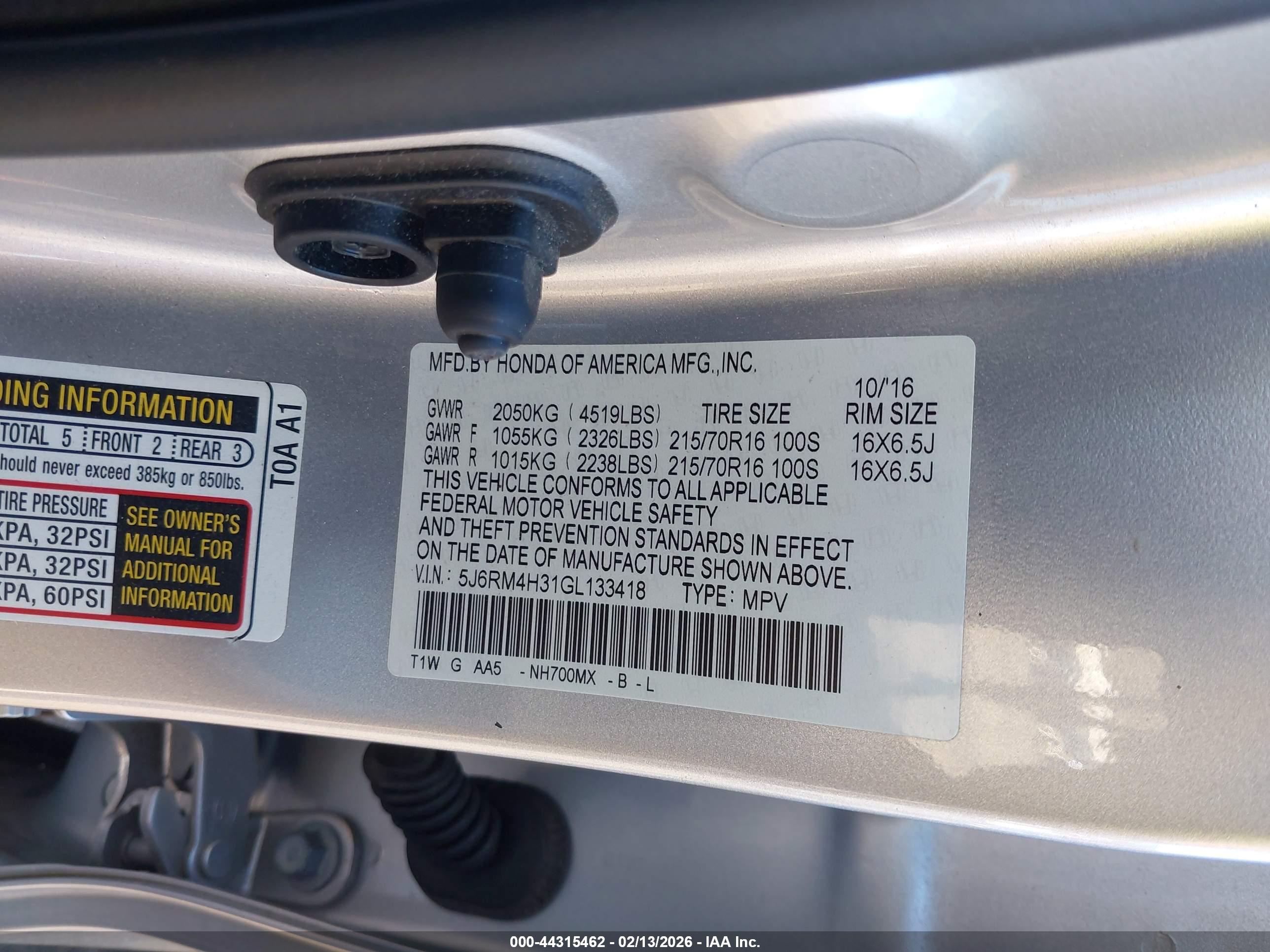HONDA CR-V image 9