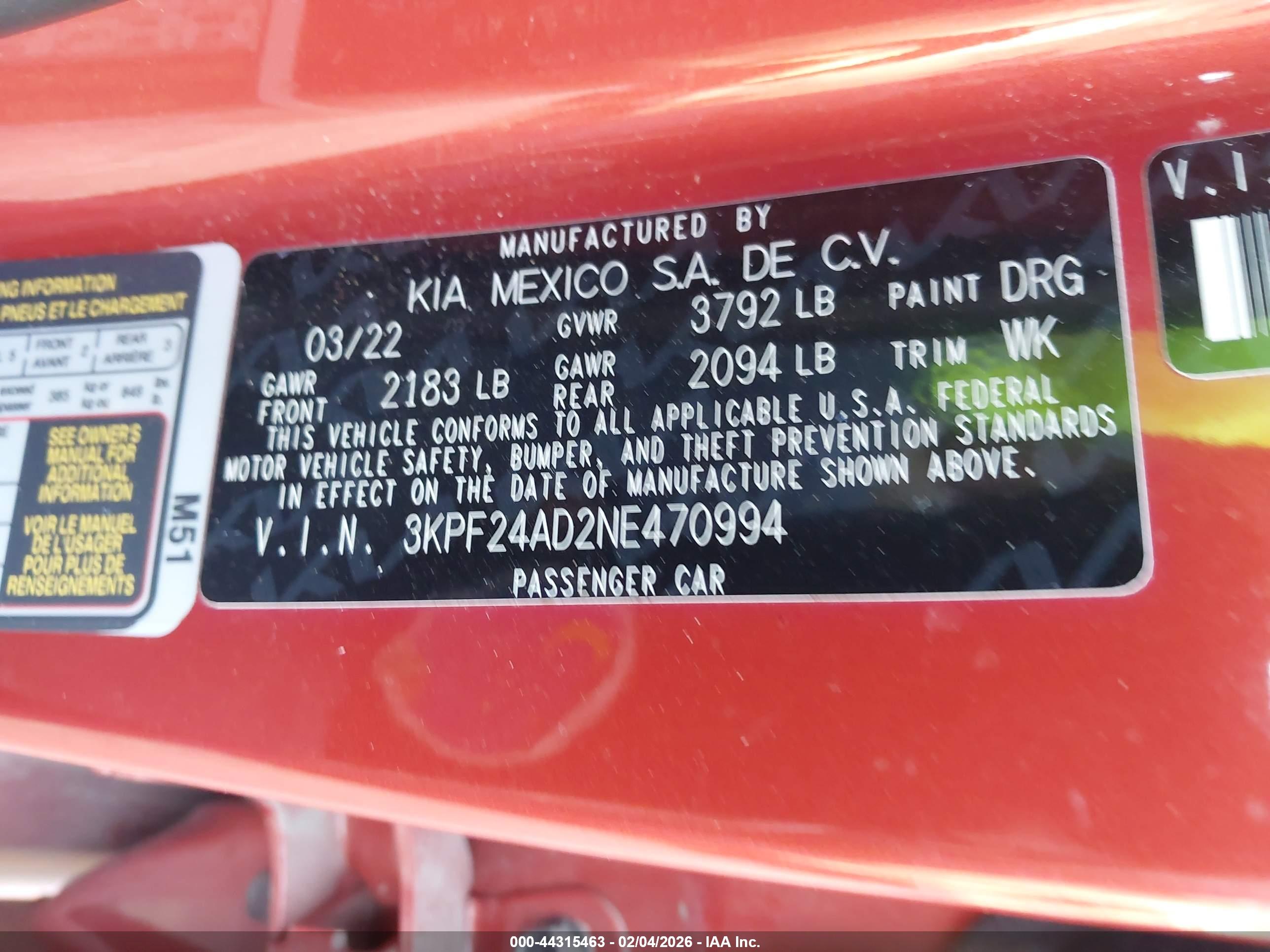 KIA FORTE image 9