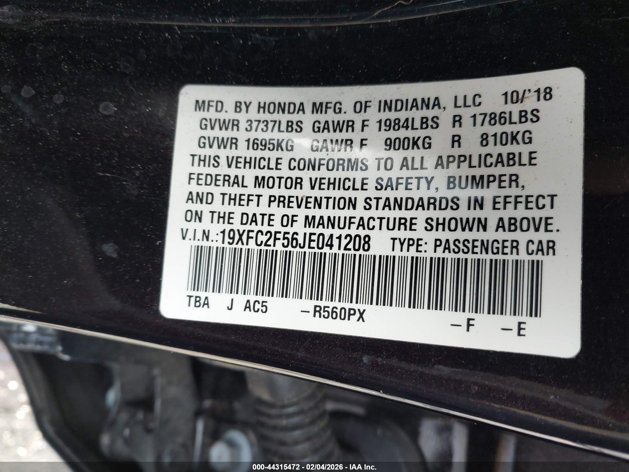 HONDA CIVIC image 9