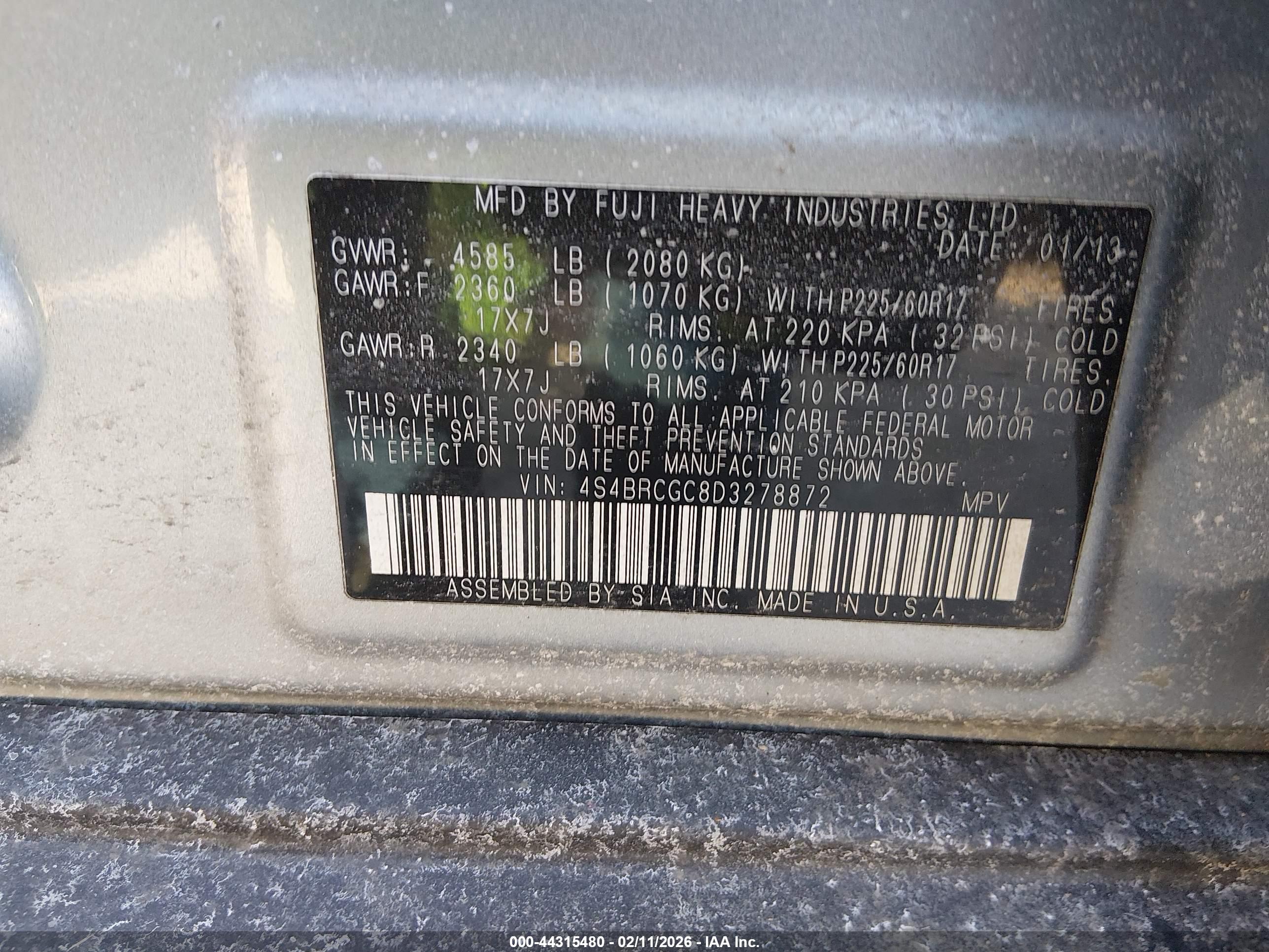 SUBARU OUTBACK image 9