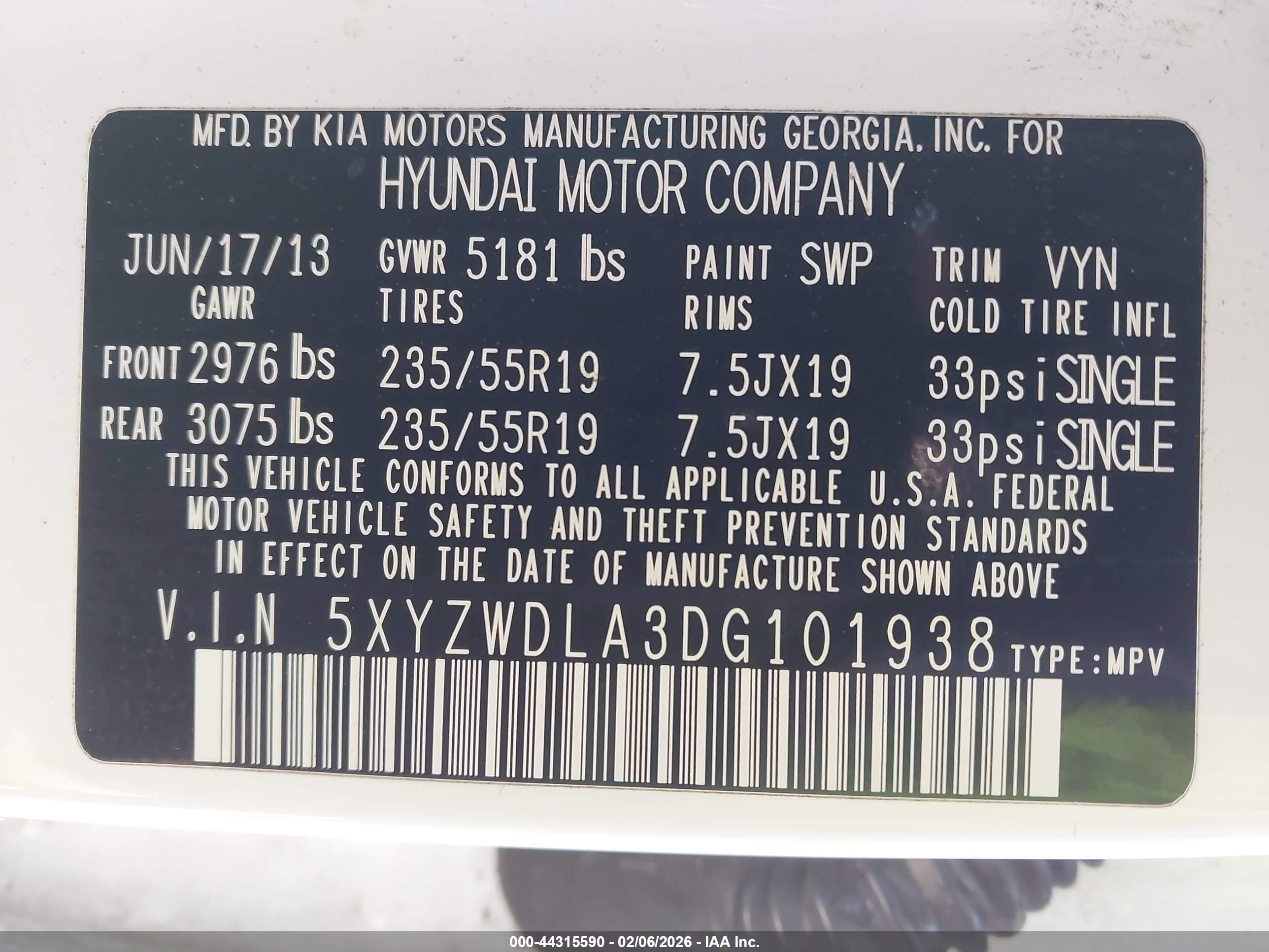 HYUNDAI SANTA image 9