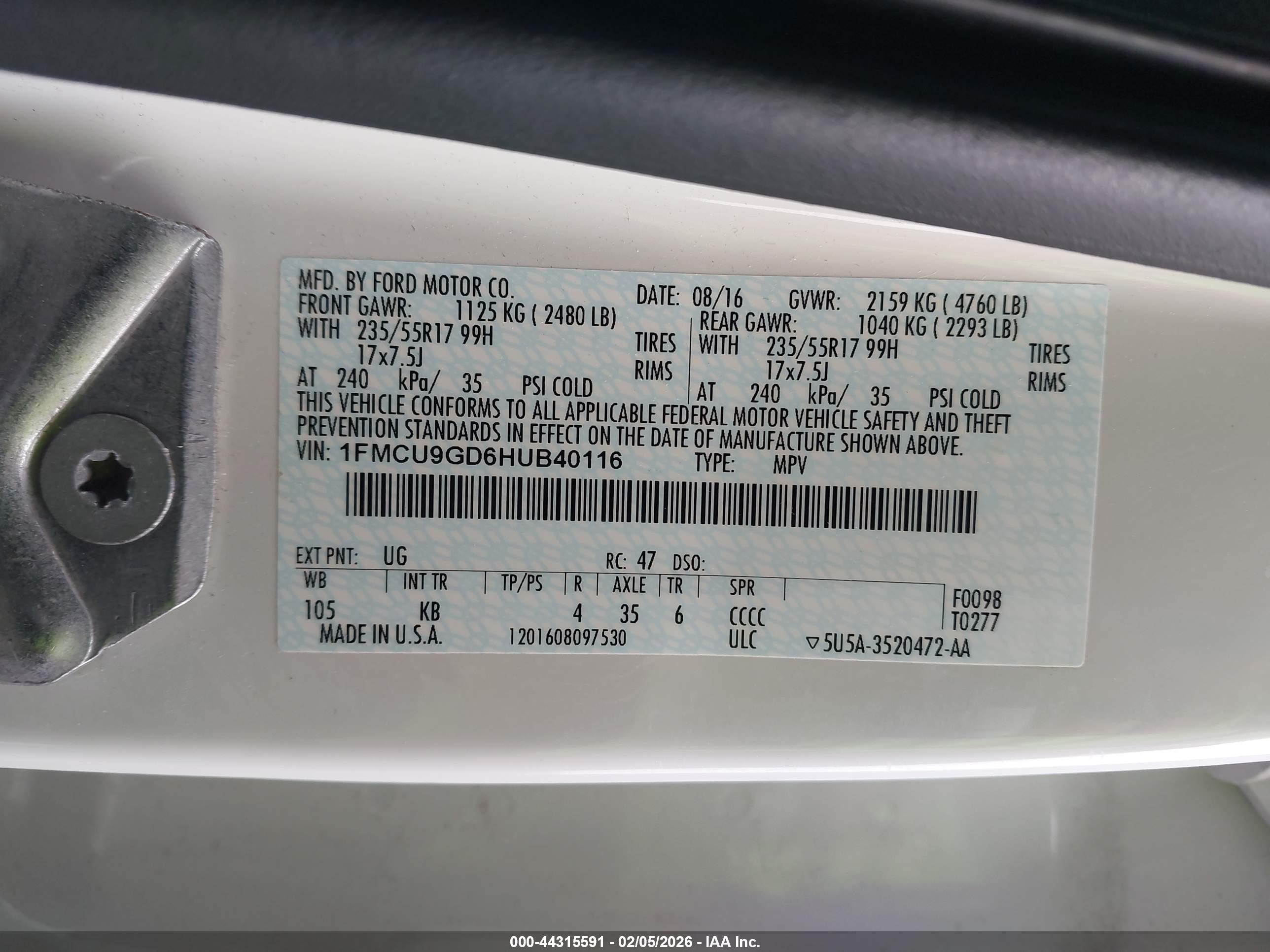 FORD ESCAPE image 9
