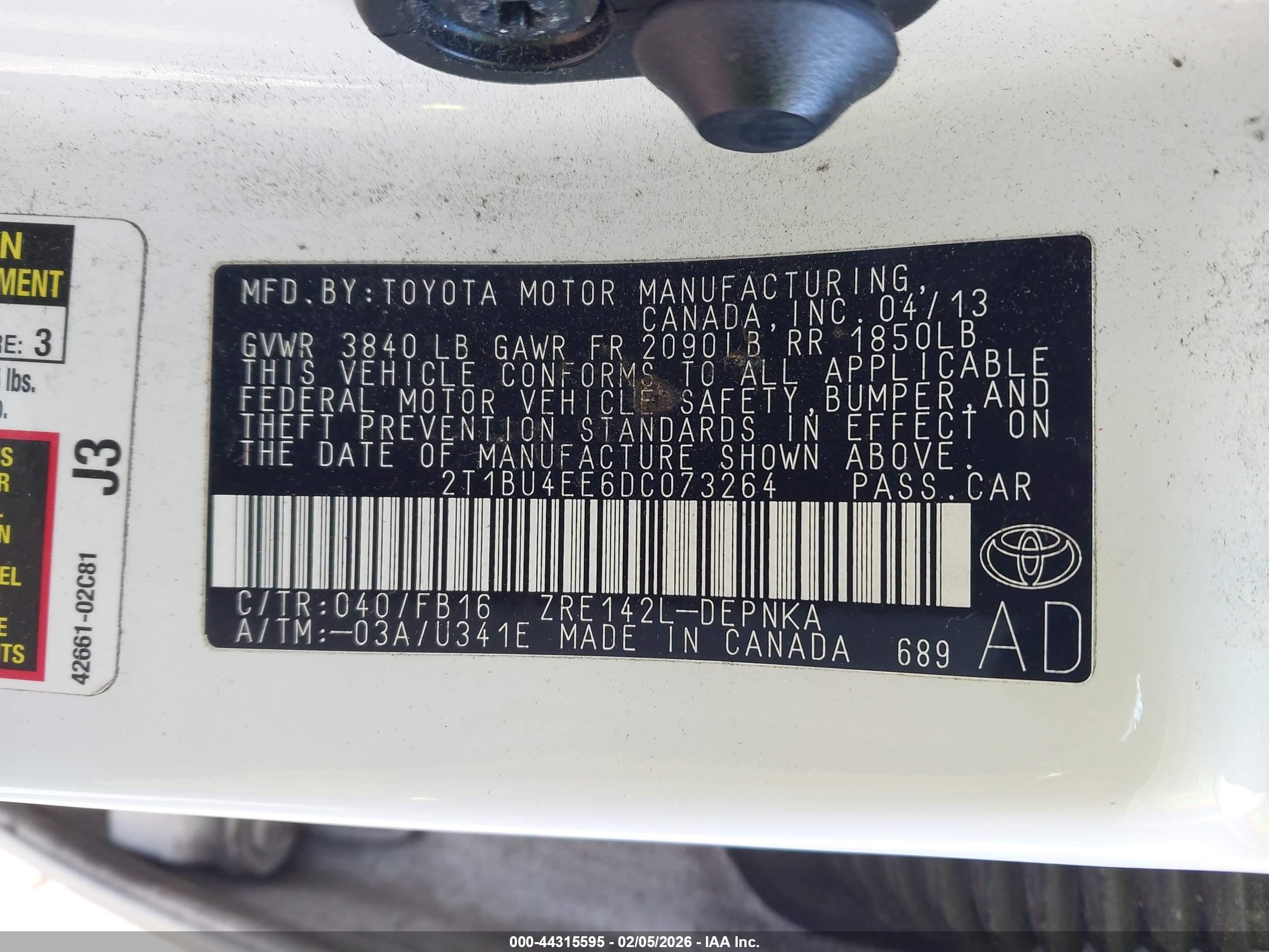 TOYOTA COROLLA image 9