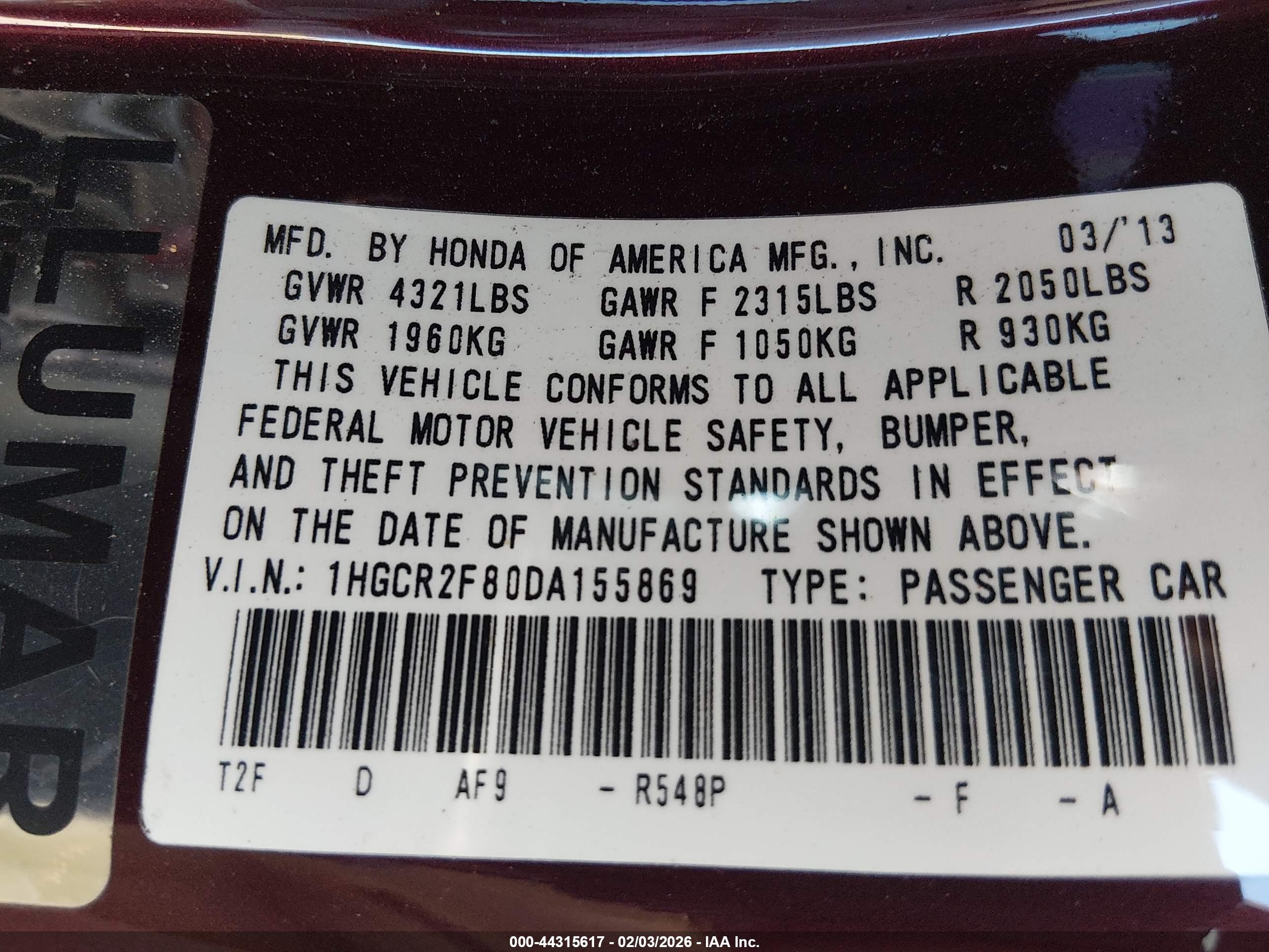 HONDA ACCORD image 9