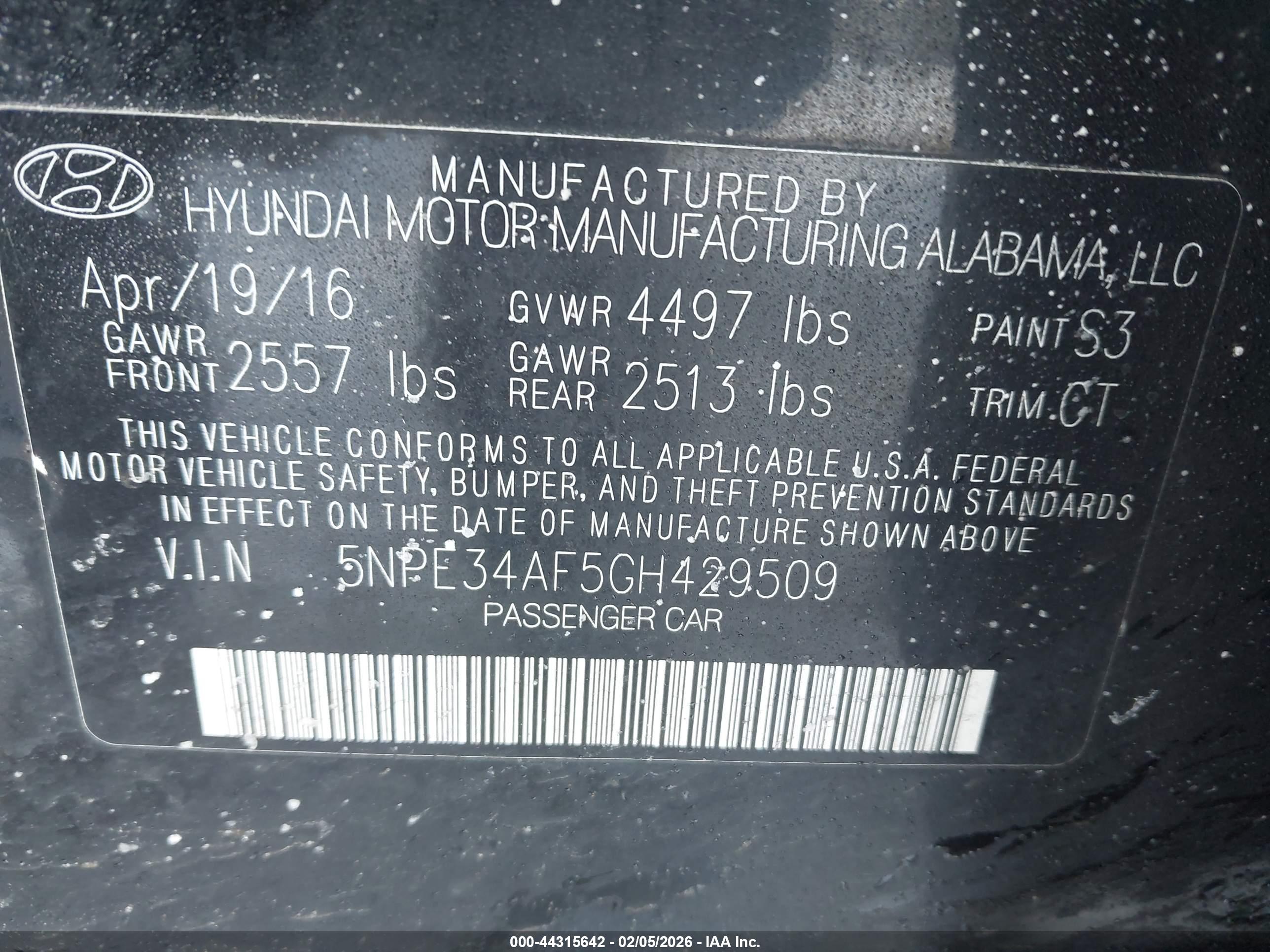 HYUNDAI SONATA image 9