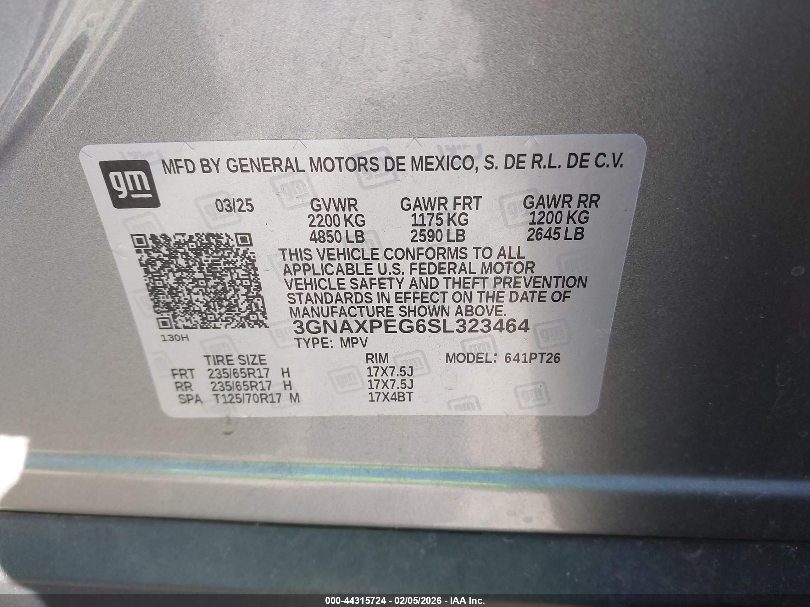 CHEVROLET EQUINOX image 9