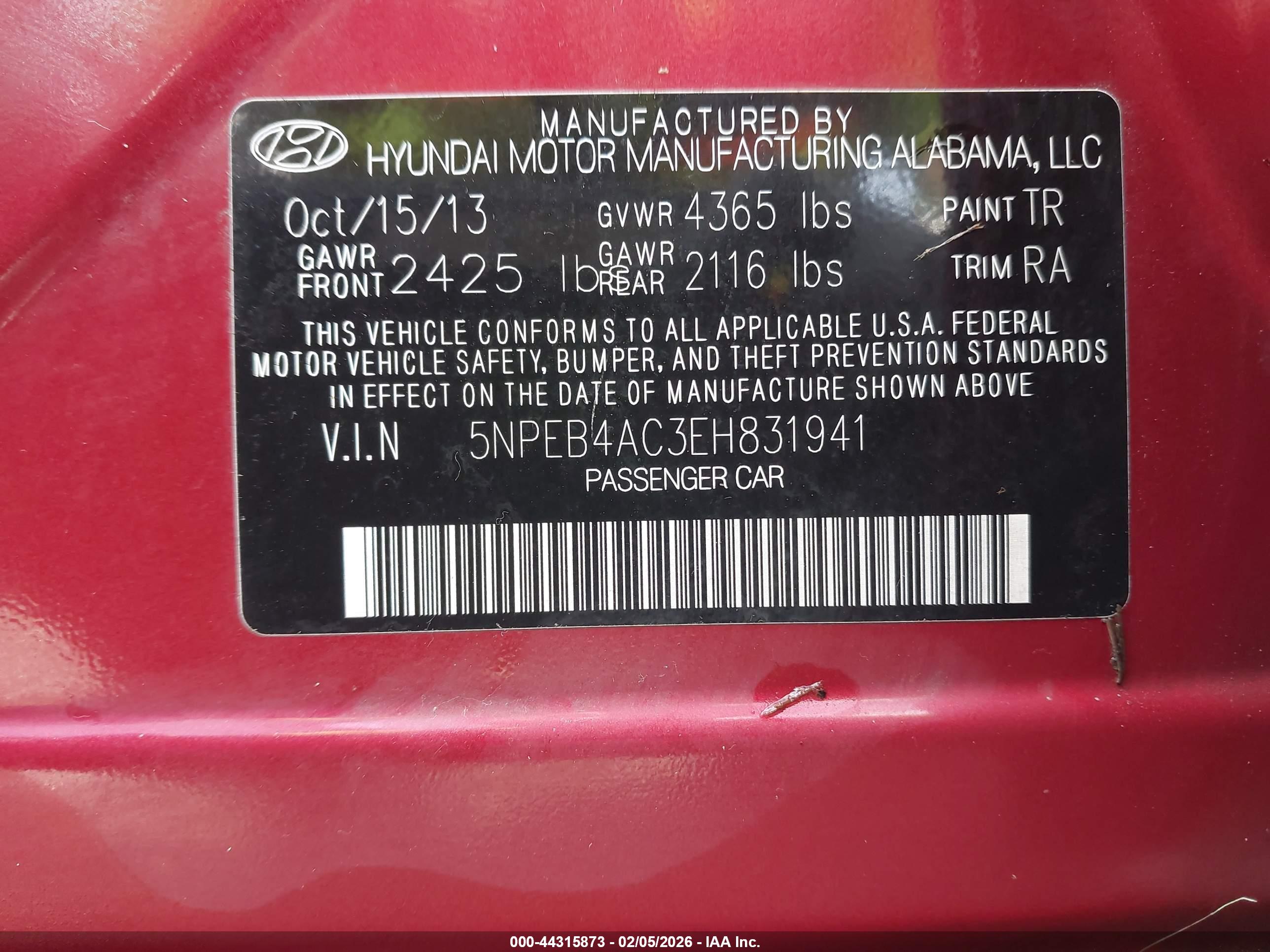 HYUNDAI SONATA image 9