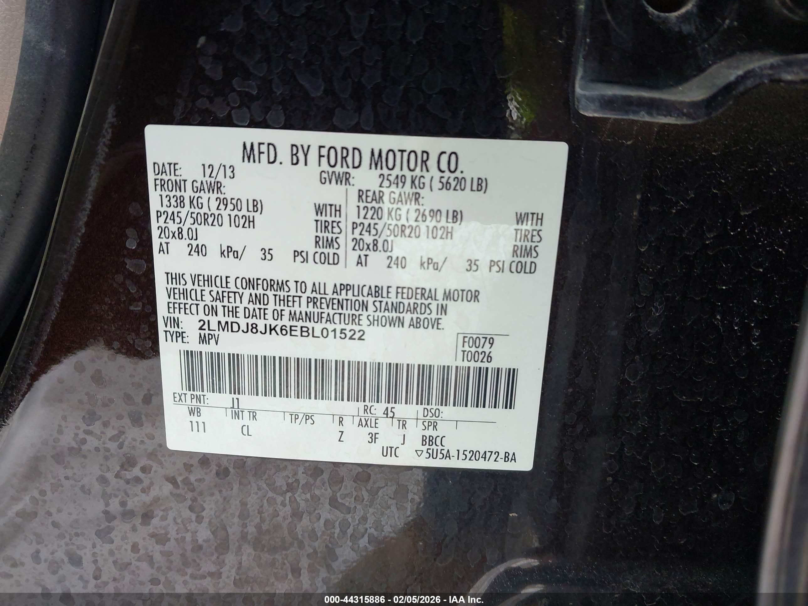 LINCOLN MKX image 9