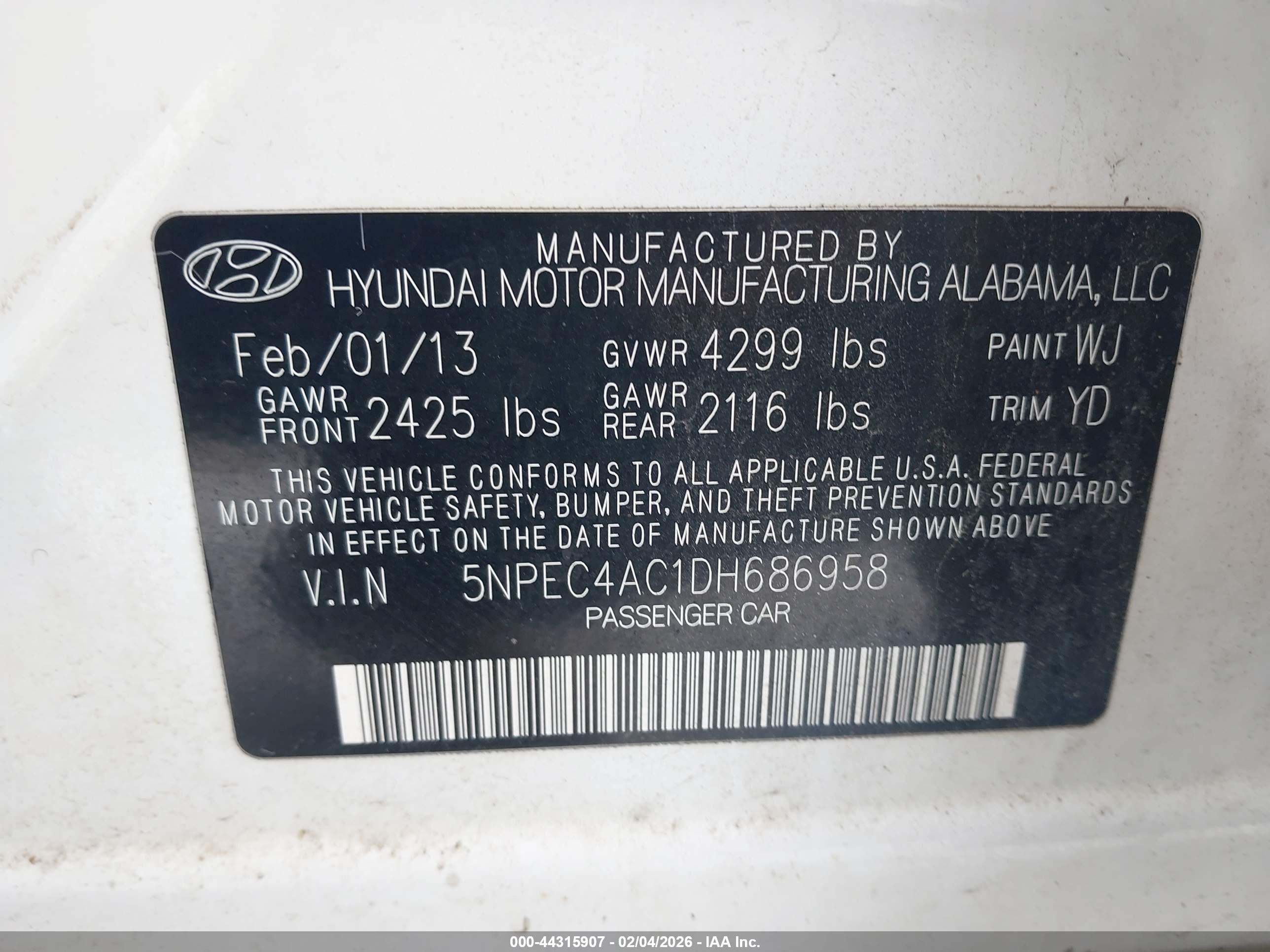 HYUNDAI SONATA image 9