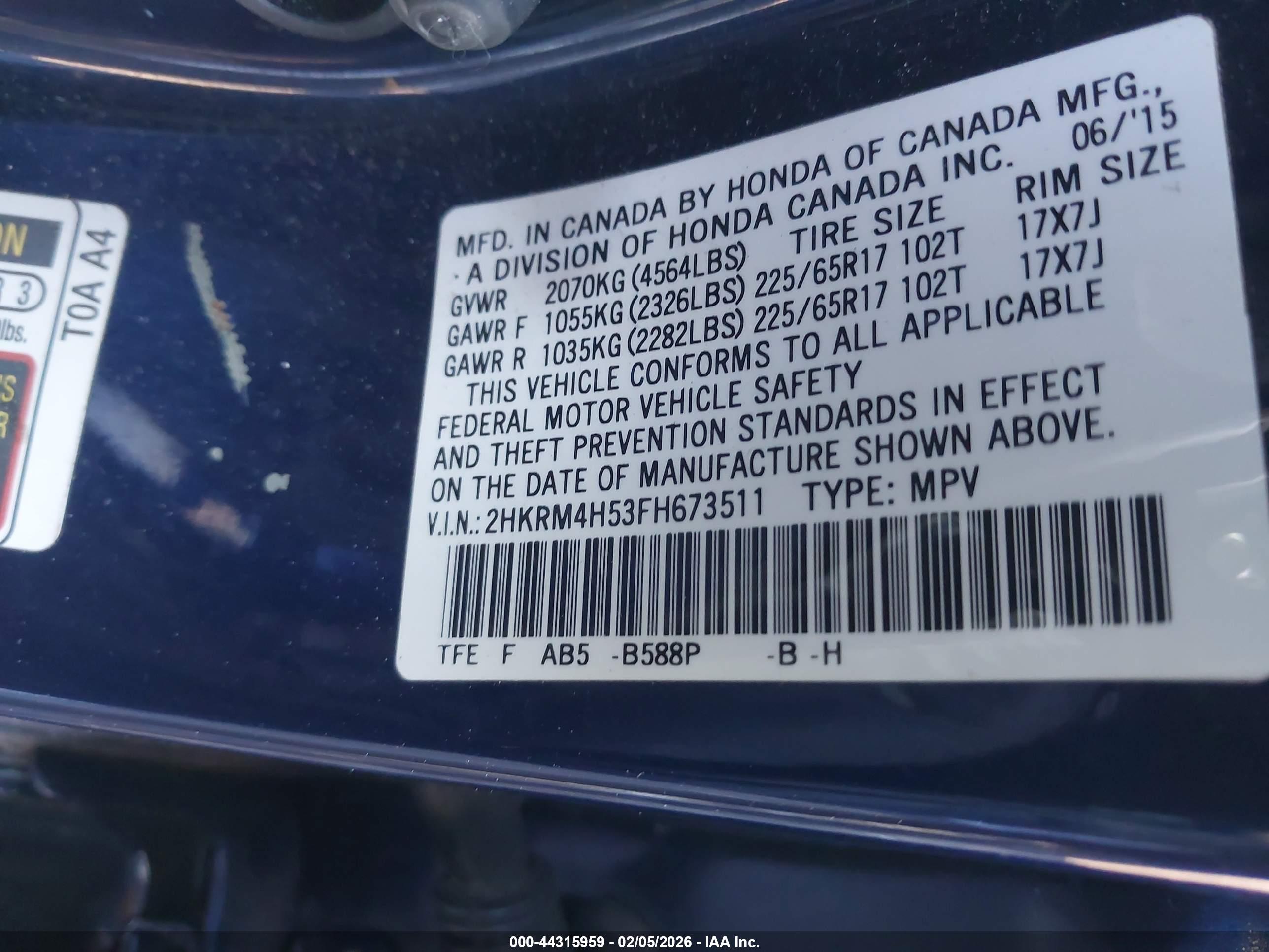 HONDA CR-V image 9