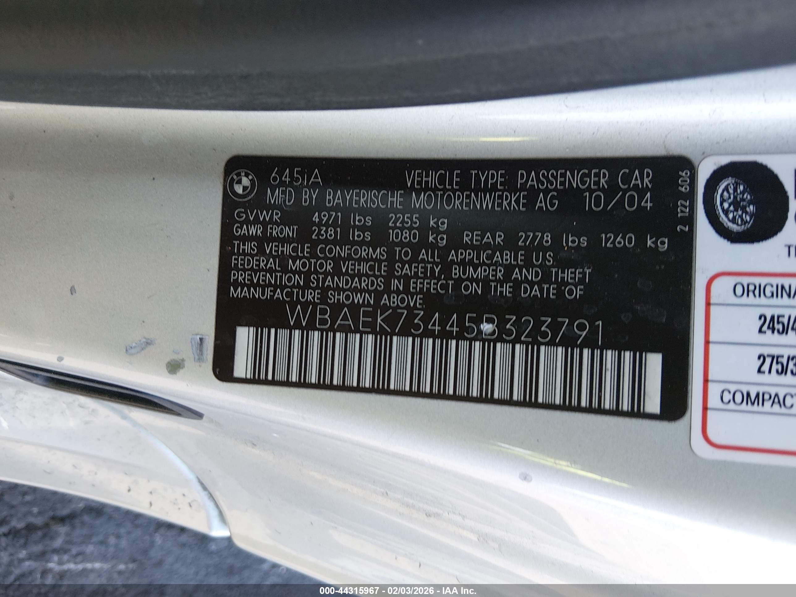 BMW 645CI image 9