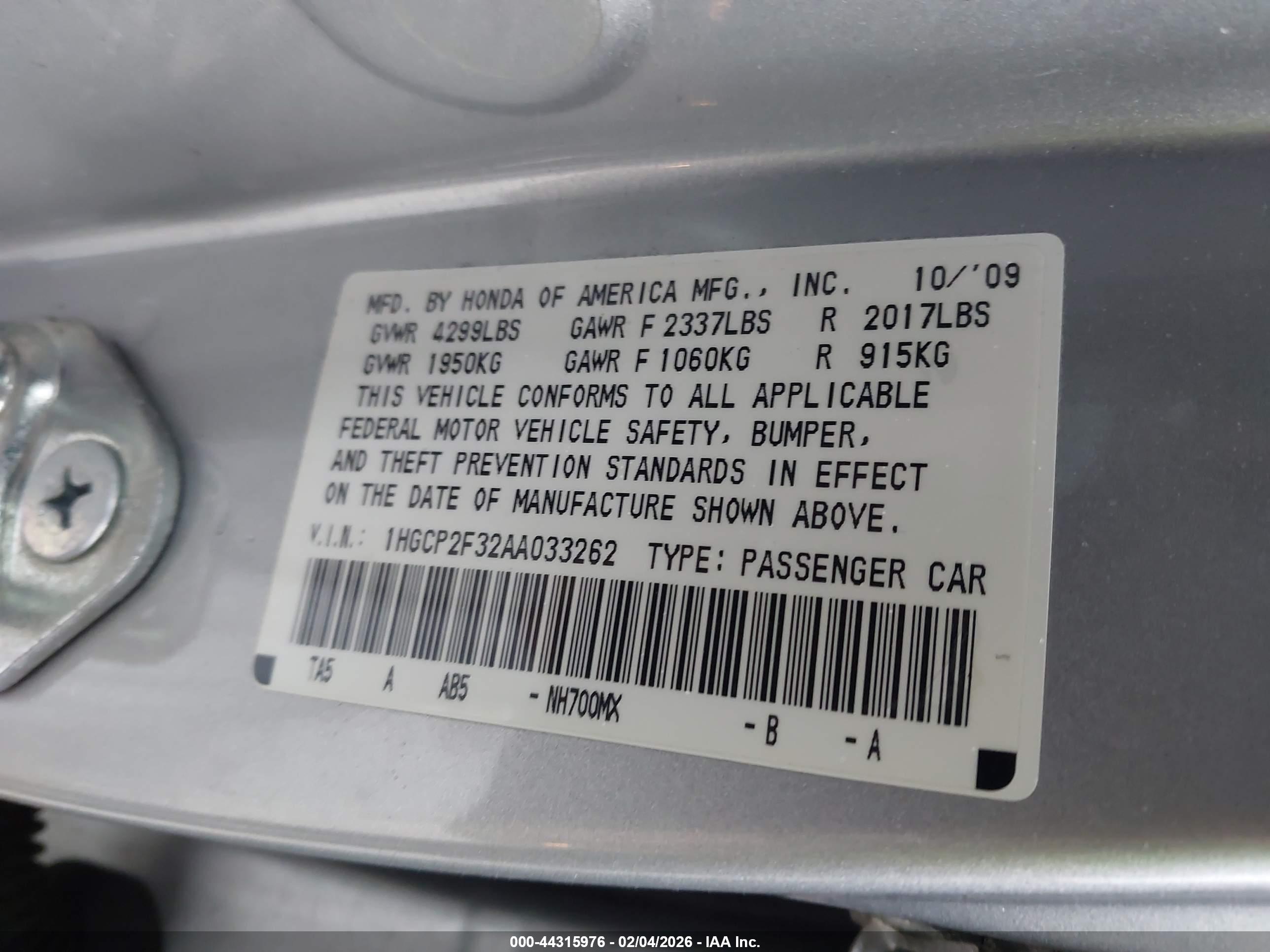 HONDA ACCORD image 9