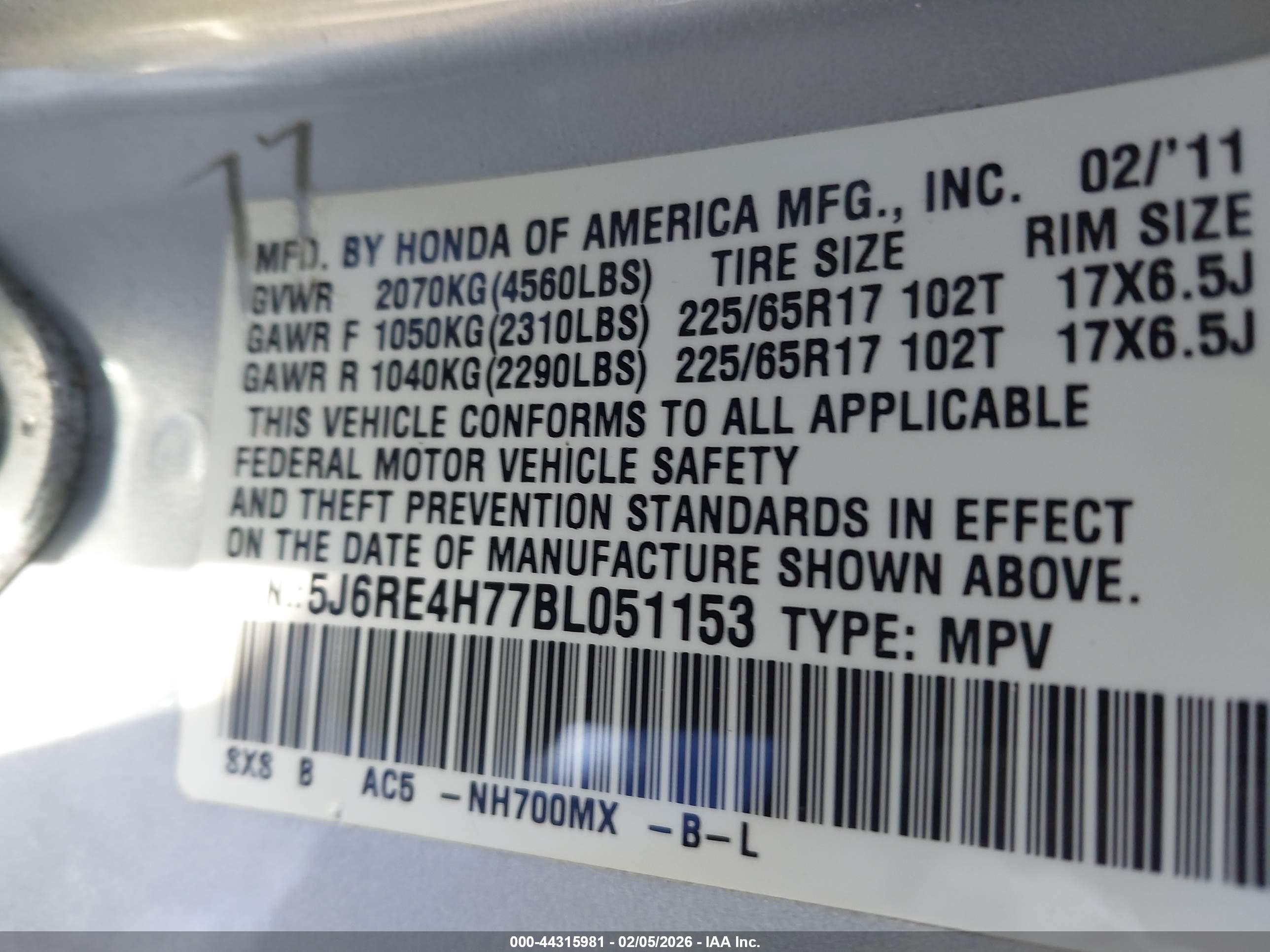 HONDA CR-V image 9