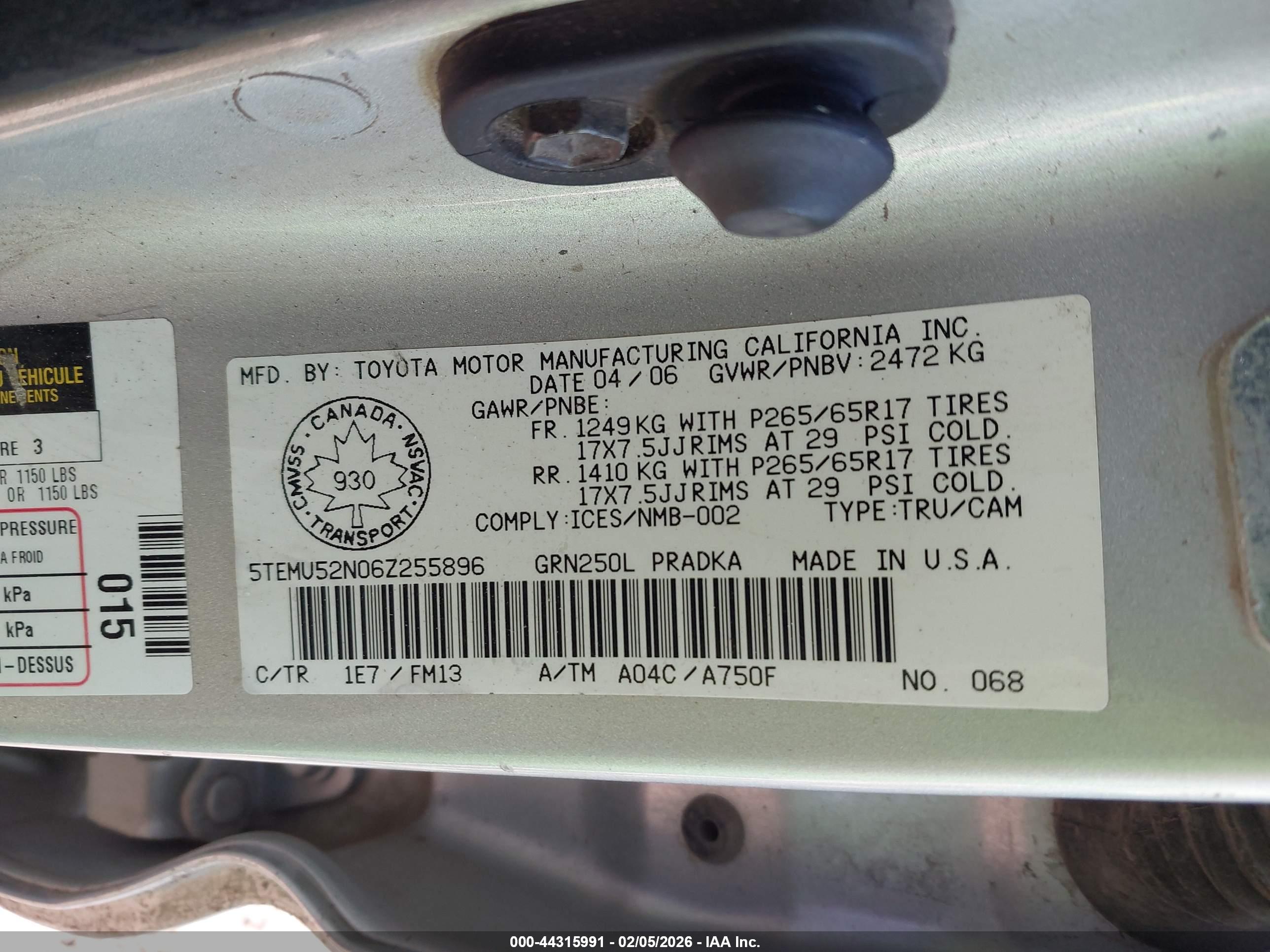 TOYOTA TACOMA image 9