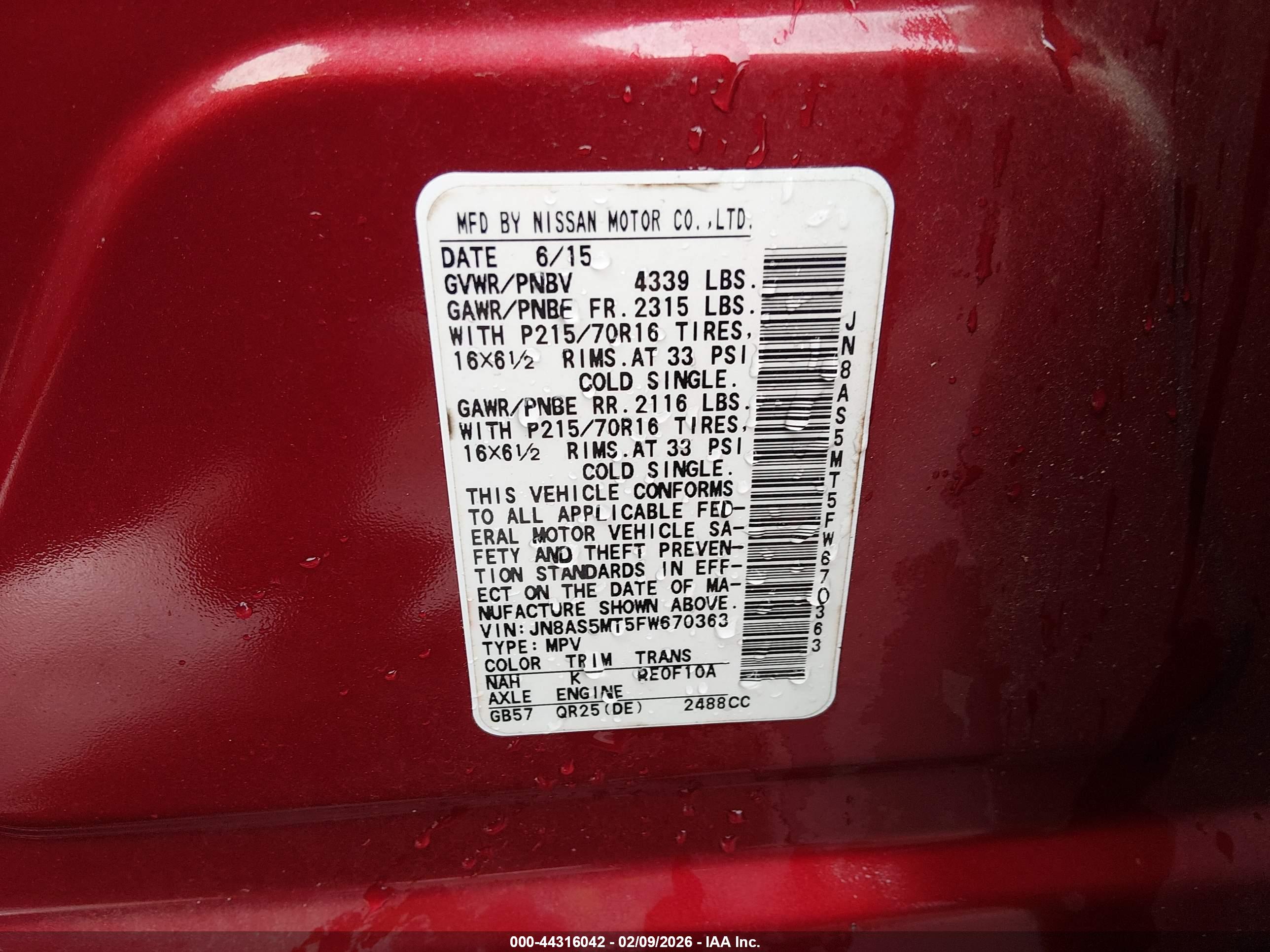 NISSAN ROGUE image 9